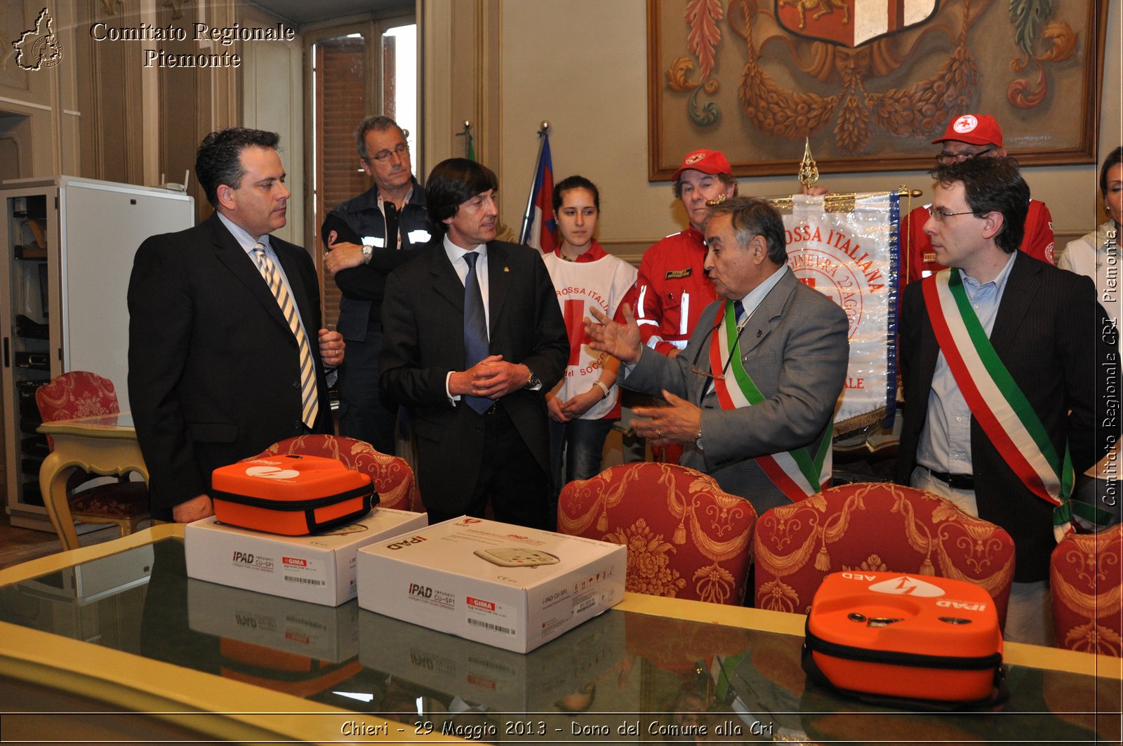 Chieri - 29 Maggio 2013 - Dono del Comune alla Cri - Croce Rossa Italiana - Comitato Regionale del Piemonte