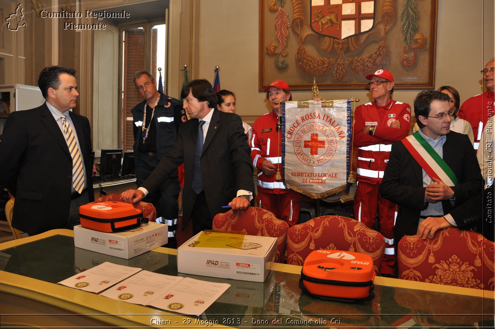 Chieri - 29 Maggio 2013 - Dono del Comune alla Cri - Croce Rossa Italiana - Comitato Regionale del Piemonte