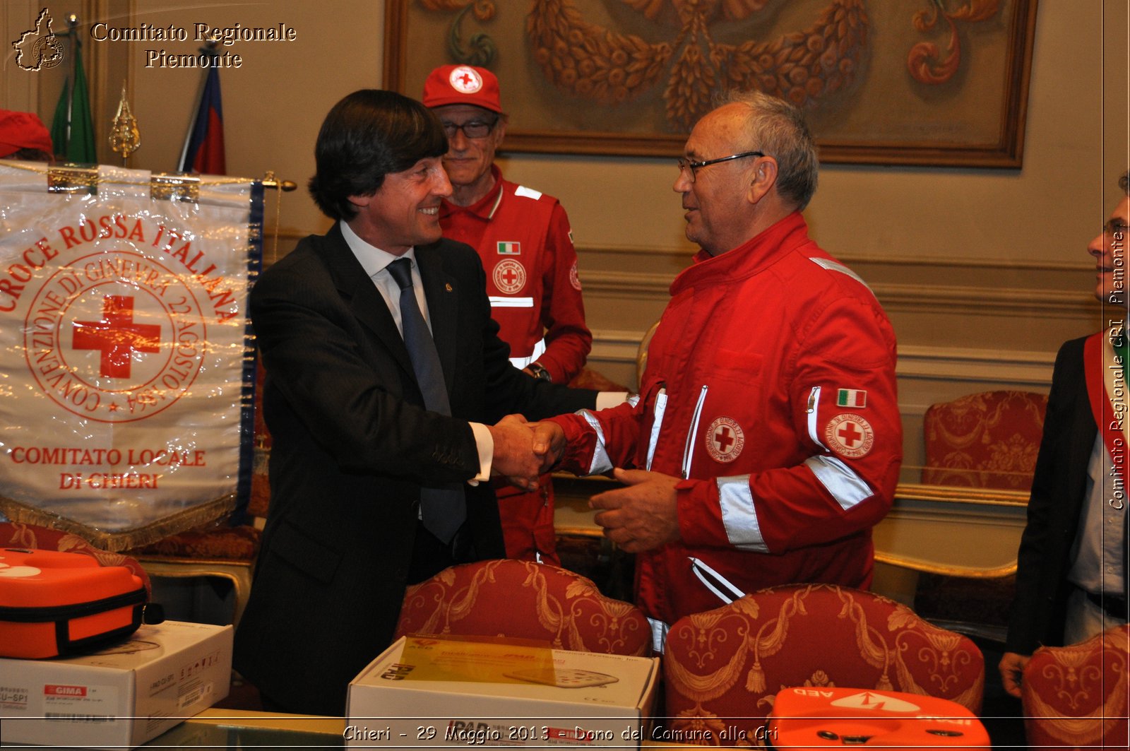 Chieri - 29 Maggio 2013 - Dono del Comune alla Cri - Croce Rossa Italiana - Comitato Regionale del Piemonte