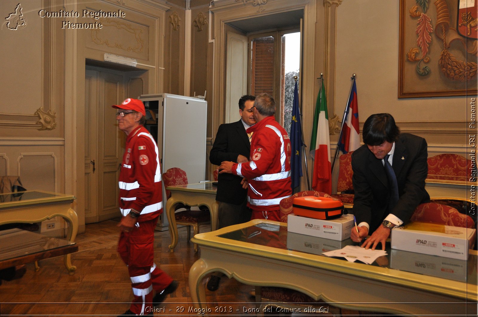 Chieri - 29 Maggio 2013 - Dono del Comune alla Cri - Croce Rossa Italiana - Comitato Regionale del Piemonte