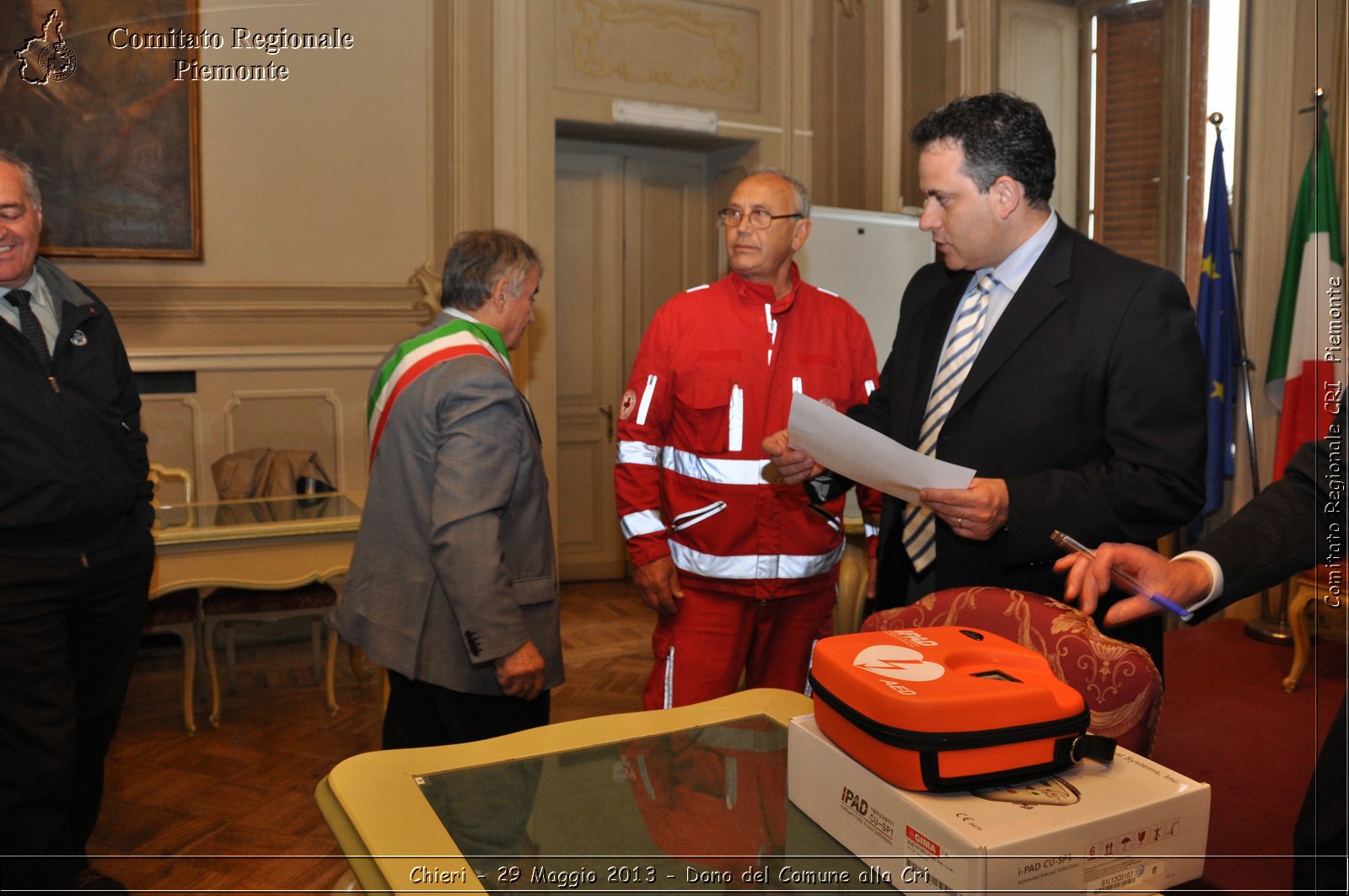 Chieri - 29 Maggio 2013 - Dono del Comune alla Cri - Croce Rossa Italiana - Comitato Regionale del Piemonte