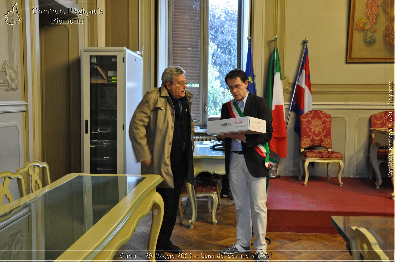 Chieri - 29 Maggio 2013 - Dono del Comune alla Cri - Croce Rossa Italiana - Comitato Regionale del Piemonte