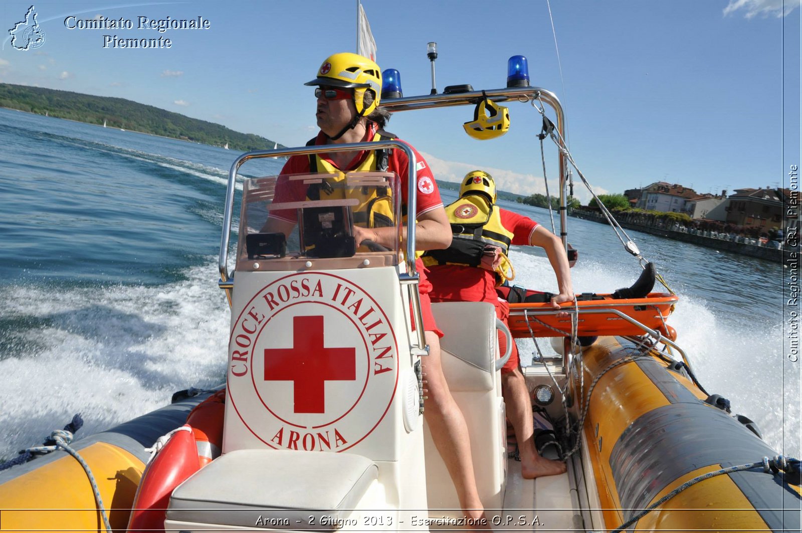 Arona - 2 Giugno 2013 - Esercitazione O.P.S.A. - Croce Rossa Italiana - Comitato Regionale del Piemonte