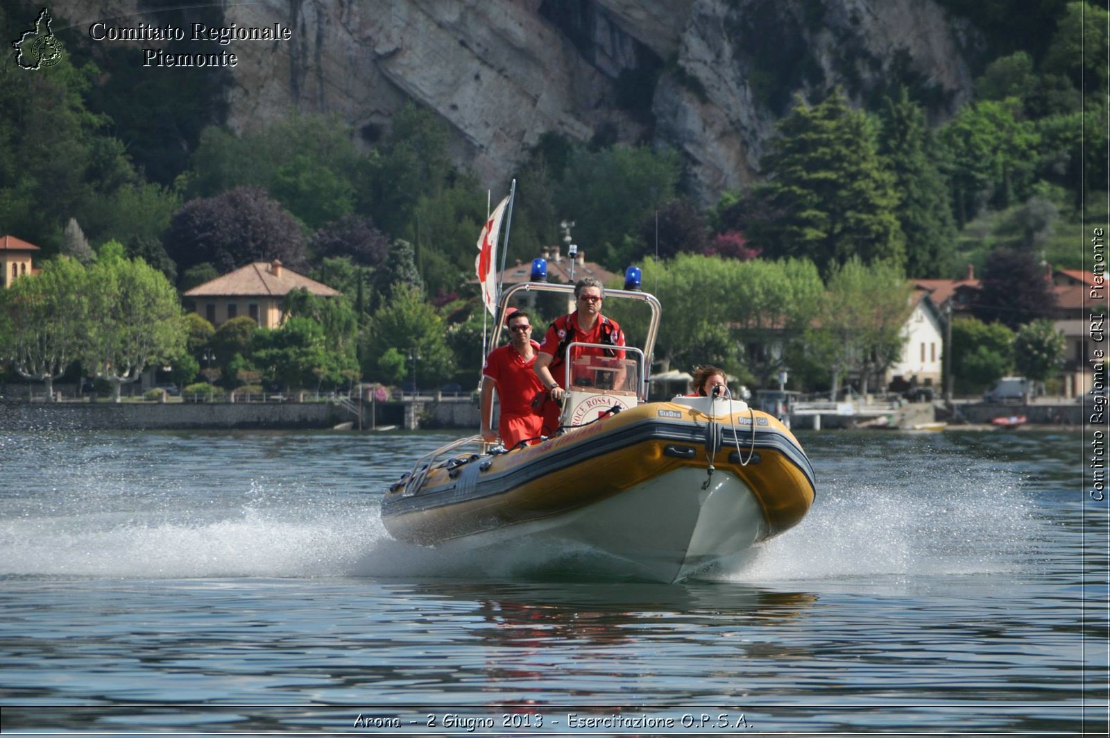 Arona - 2 Giugno 2013 - Esercitazione O.P.S.A. - Croce Rossa Italiana - Comitato Regionale del Piemonte