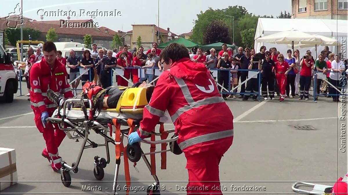 Manta - 16 Giugno 2013 - Decennale della fondazione - Croce Rossa Italiana - Comitato Regionale del Piemonte