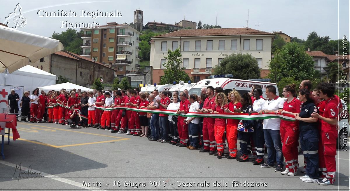 Manta - 16 Giugno 2013 - Decennale della fondazione - Croce Rossa Italiana - Comitato Regionale del Piemonte