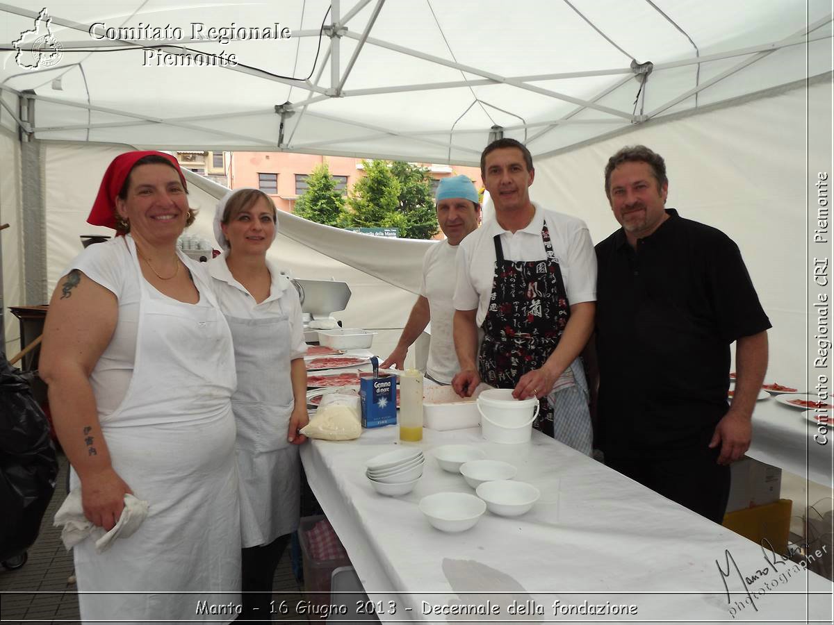 Manta - 16 Giugno 2013 - Decennale della fondazione - Croce Rossa Italiana - Comitato Regionale del Piemonte