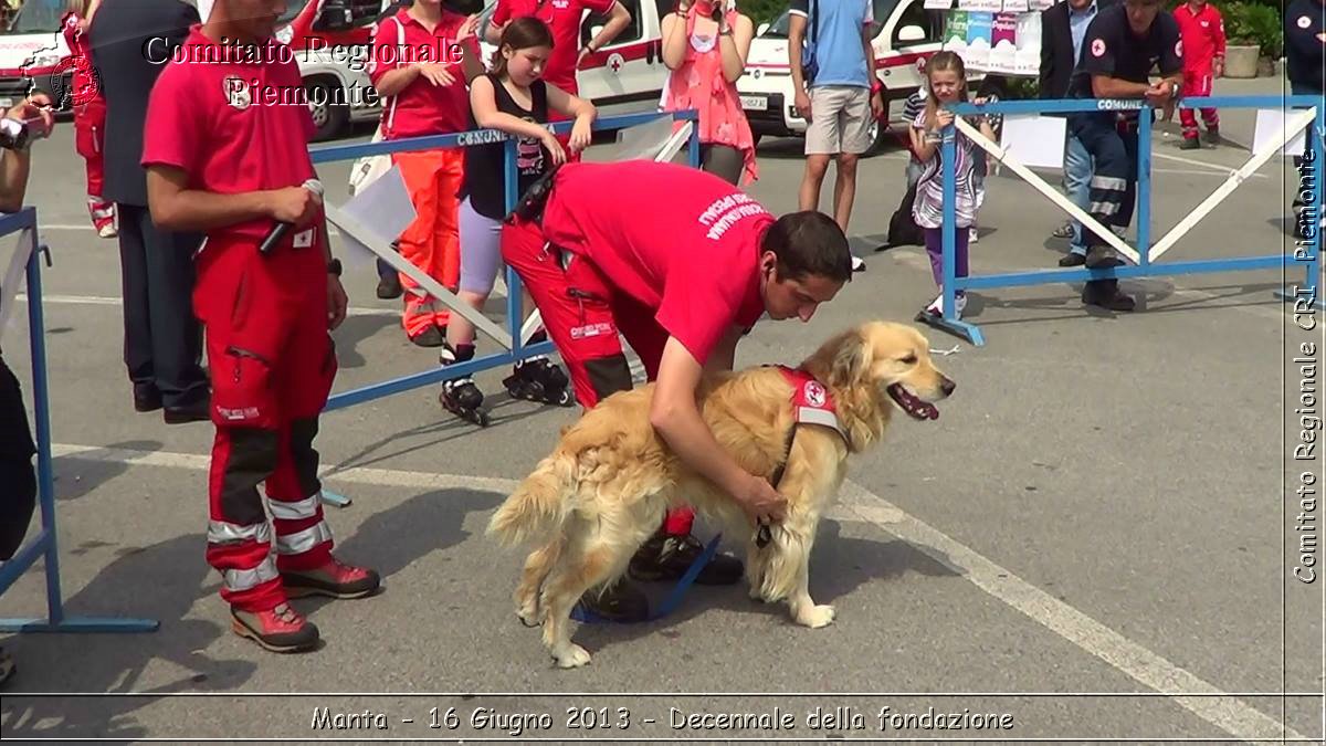 Manta - 16 Giugno 2013 - Decennale della fondazione - Croce Rossa Italiana - Comitato Regionale del Piemonte