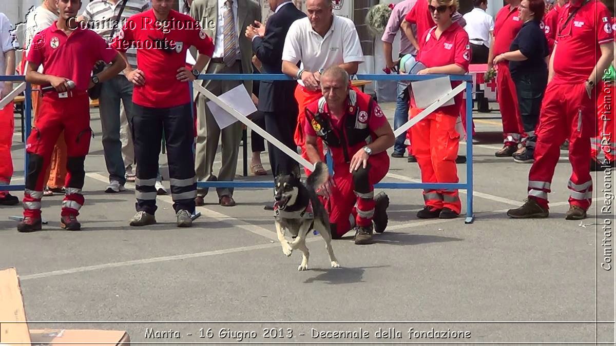 Manta - 16 Giugno 2013 - Decennale della fondazione - Croce Rossa Italiana - Comitato Regionale del Piemonte