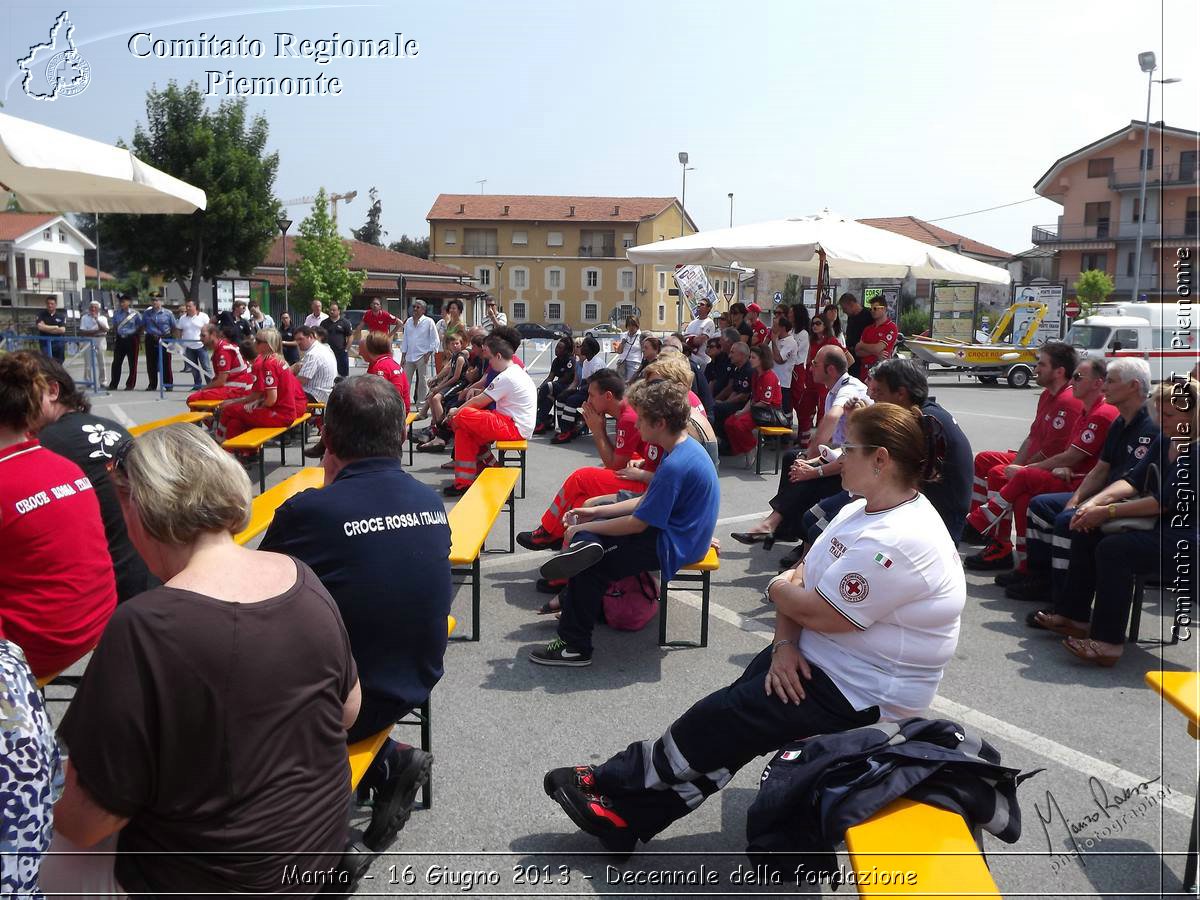 Manta - 16 Giugno 2013 - Decennale della fondazione - Croce Rossa Italiana - Comitato Regionale del Piemonte