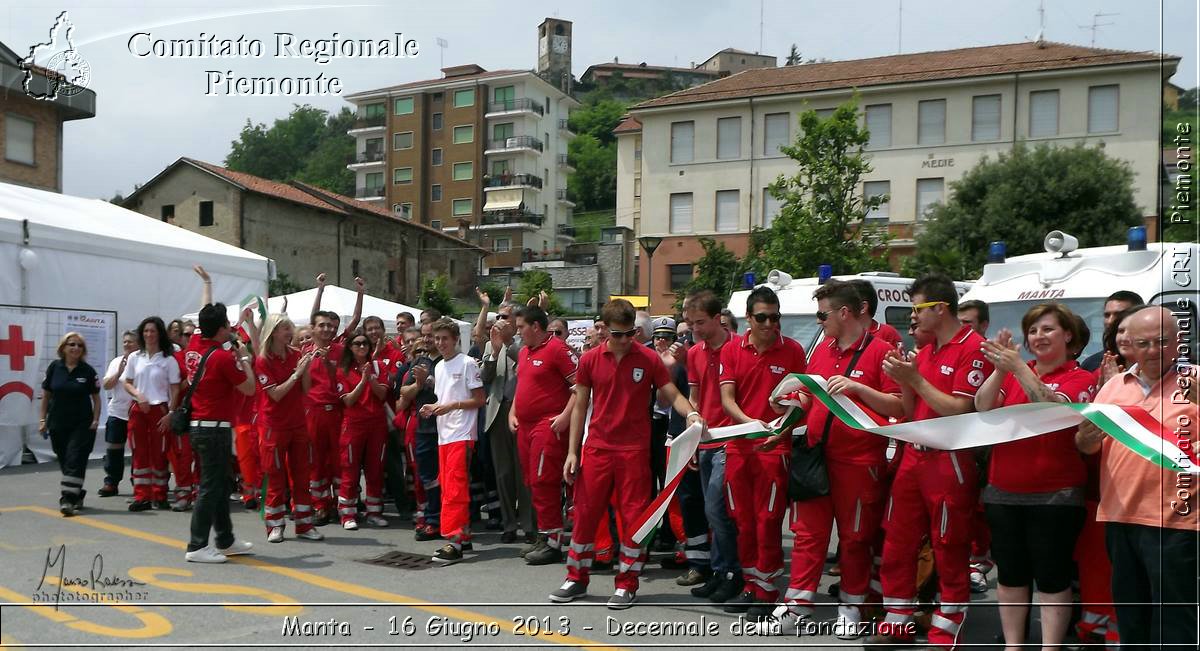 Manta - 16 Giugno 2013 - Decennale della fondazione - Croce Rossa Italiana - Comitato Regionale del Piemonte