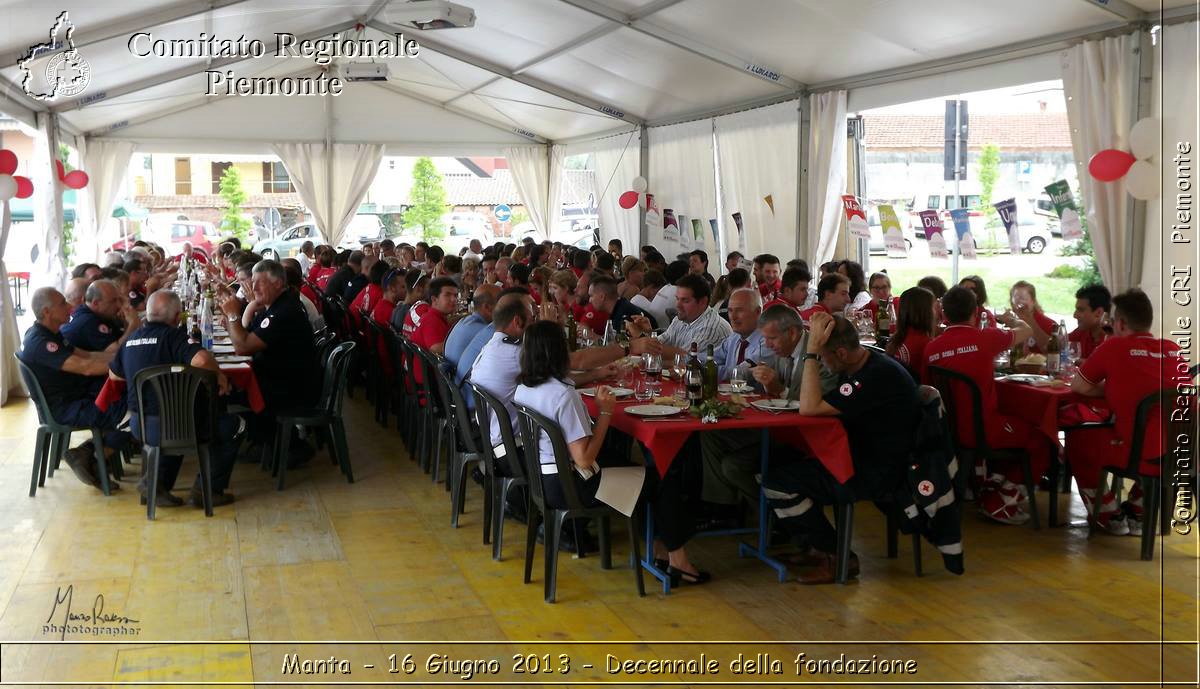 Manta - 16 Giugno 2013 - Decennale della fondazione - Croce Rossa Italiana - Comitato Regionale del Piemonte