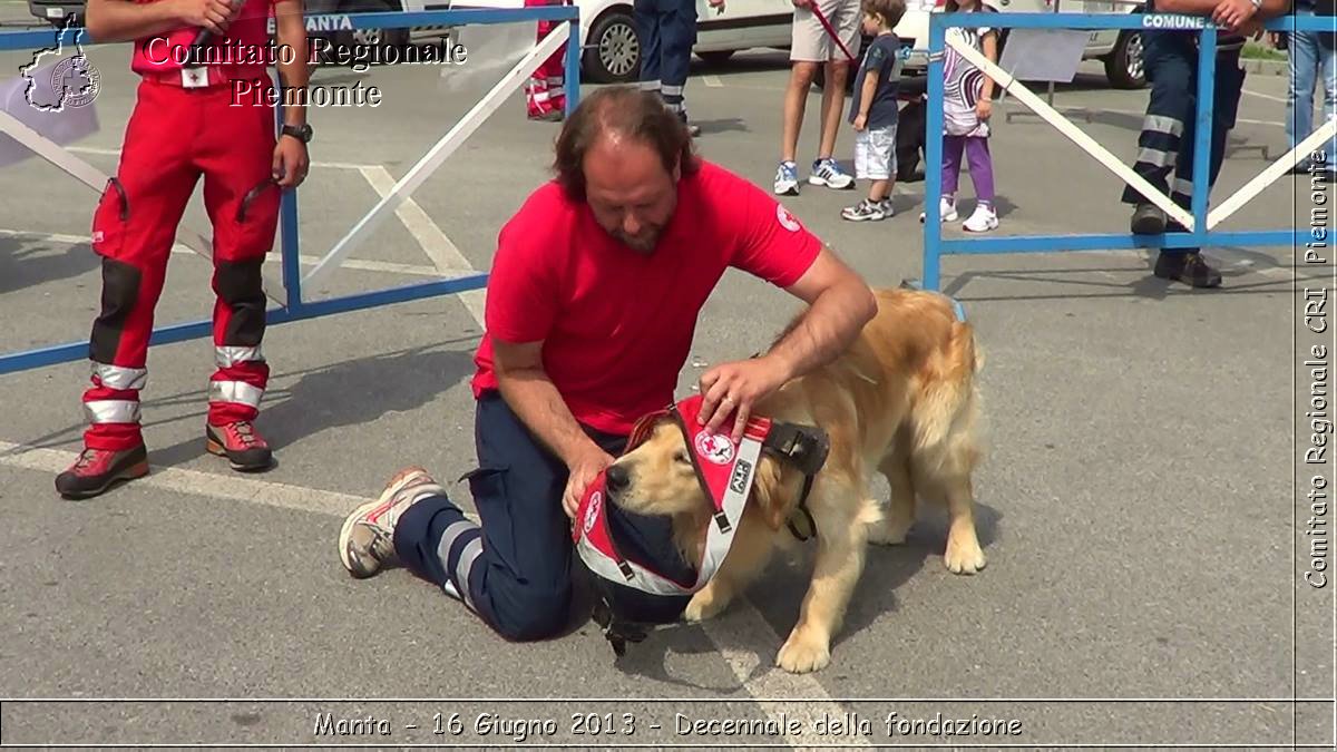 Manta - 16 Giugno 2013 - Decennale della fondazione - Croce Rossa Italiana - Comitato Regionale del Piemonte