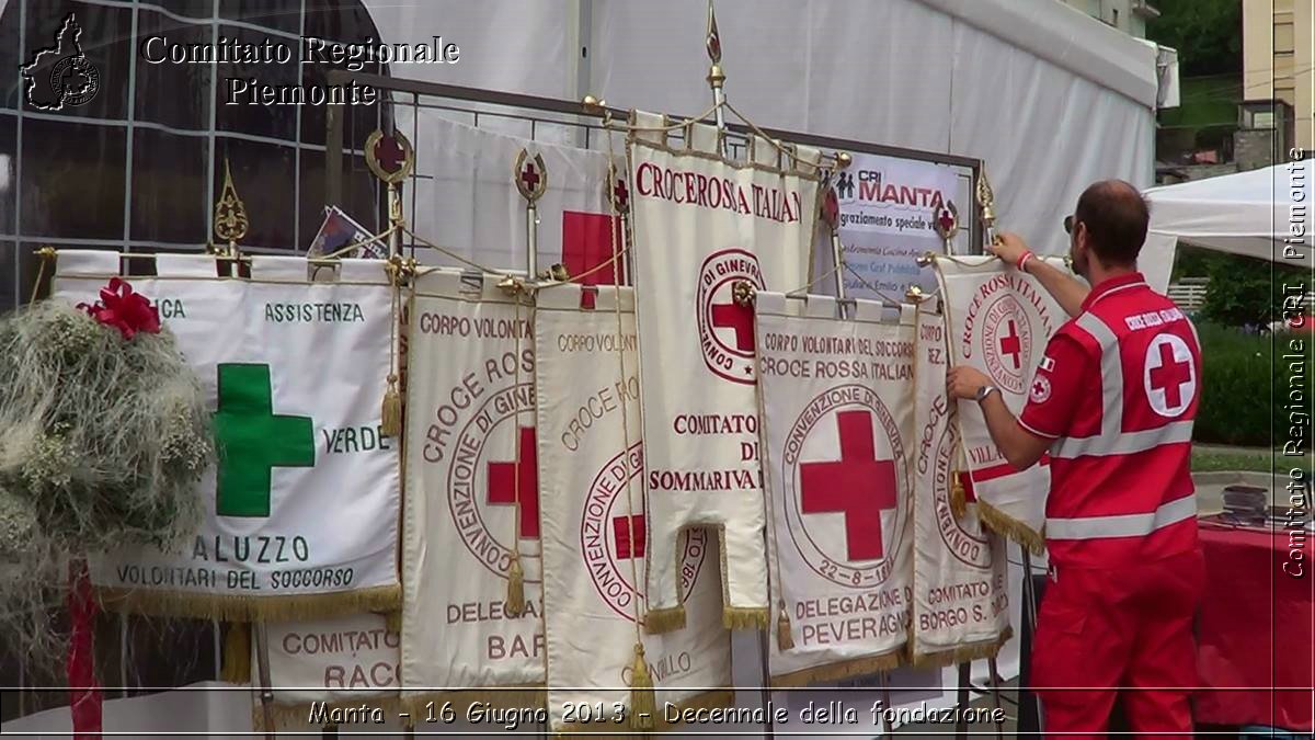 Manta - 16 Giugno 2013 - Decennale della fondazione - Croce Rossa Italiana - Comitato Regionale del Piemonte