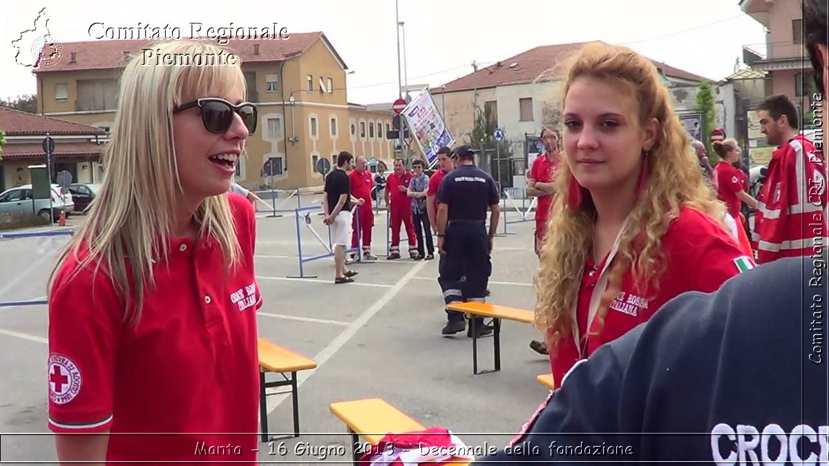 Manta - 16 Giugno 2013 - Decennale della fondazione - Croce Rossa Italiana - Comitato Regionale del Piemonte