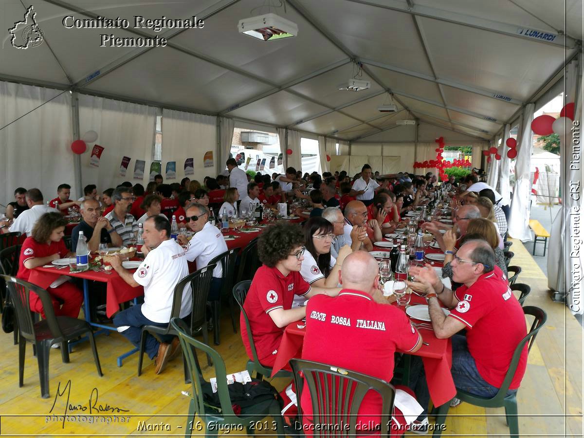 Manta - 16 Giugno 2013 - Decennale della fondazione - Croce Rossa Italiana - Comitato Regionale del Piemonte