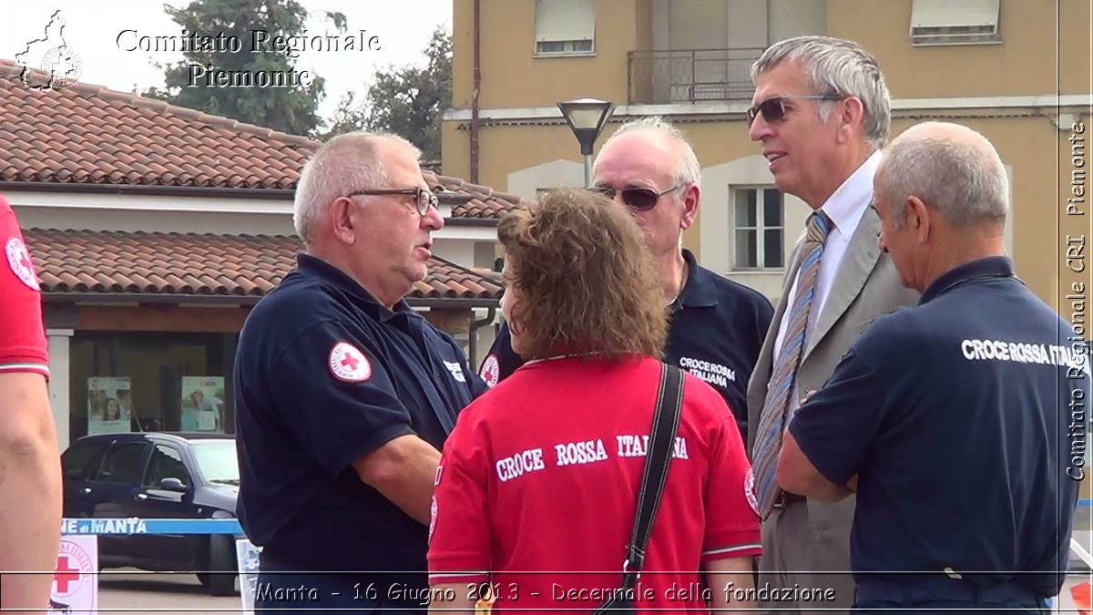 Manta - 16 Giugno 2013 - Decennale della fondazione - Croce Rossa Italiana - Comitato Regionale del Piemonte