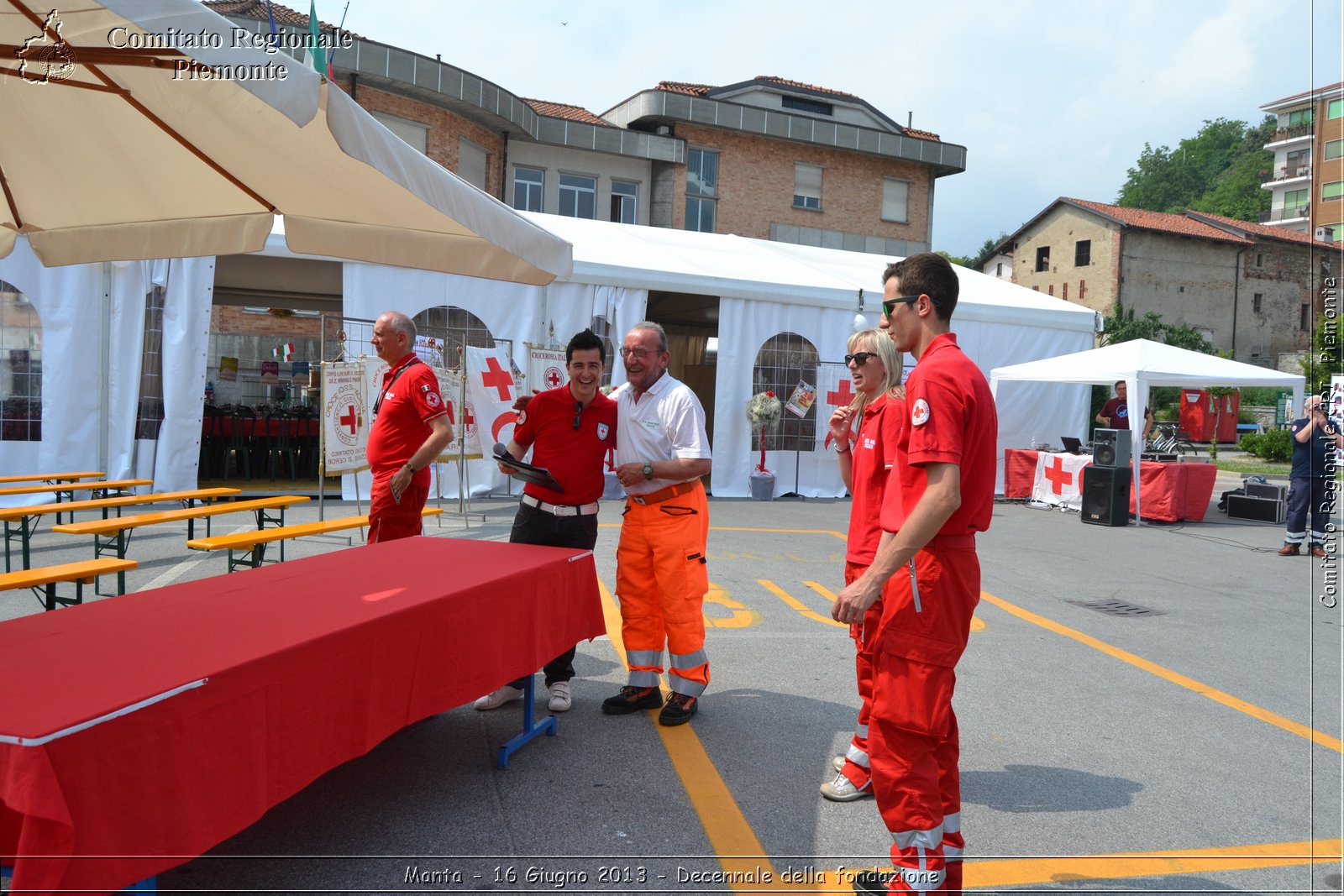 Manta - 16 Giugno 2013 - Decennale della fondazione - Croce Rossa Italiana - Comitato Regionale del Piemonte