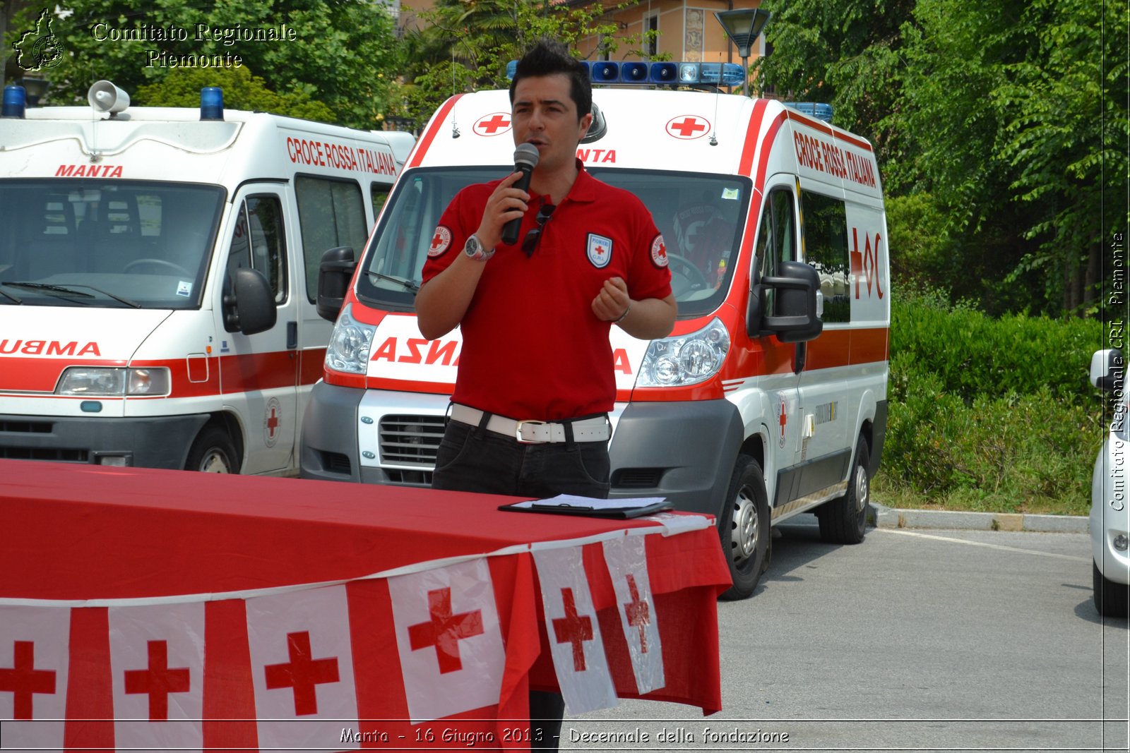 Manta - 16 Giugno 2013 - Decennale della fondazione - Croce Rossa Italiana - Comitato Regionale del Piemonte