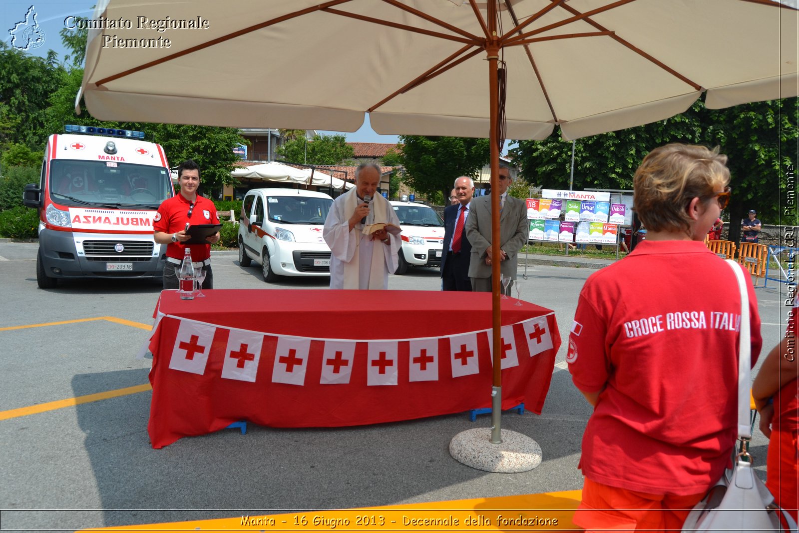 Manta - 16 Giugno 2013 - Decennale della fondazione - Croce Rossa Italiana - Comitato Regionale del Piemonte