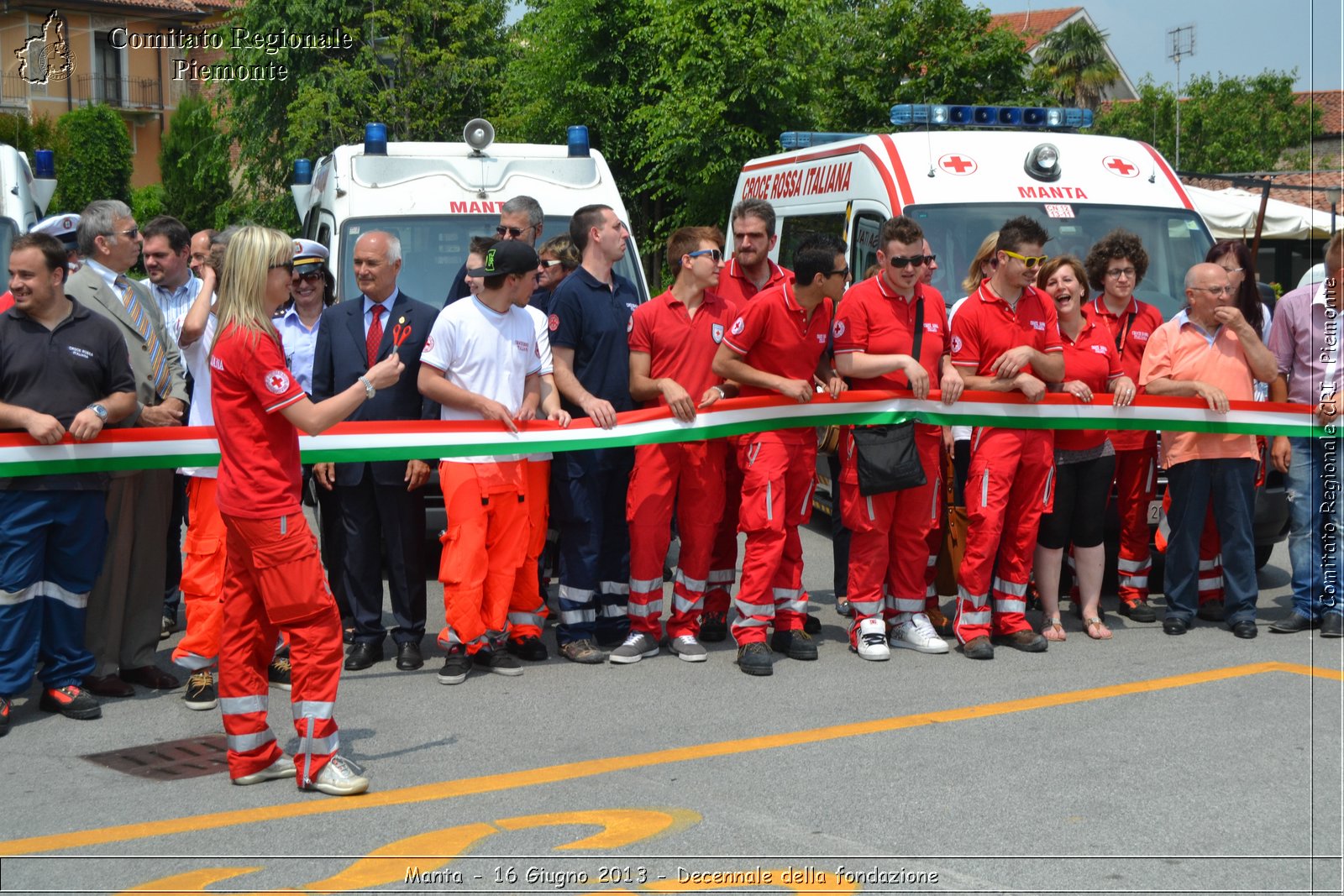 Manta - 16 Giugno 2013 - Decennale della fondazione - Croce Rossa Italiana - Comitato Regionale del Piemonte