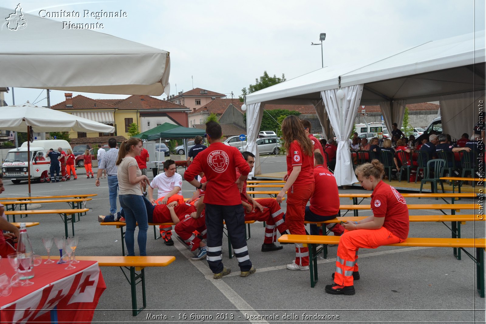 Manta - 16 Giugno 2013 - Decennale della fondazione - Croce Rossa Italiana - Comitato Regionale del Piemonte