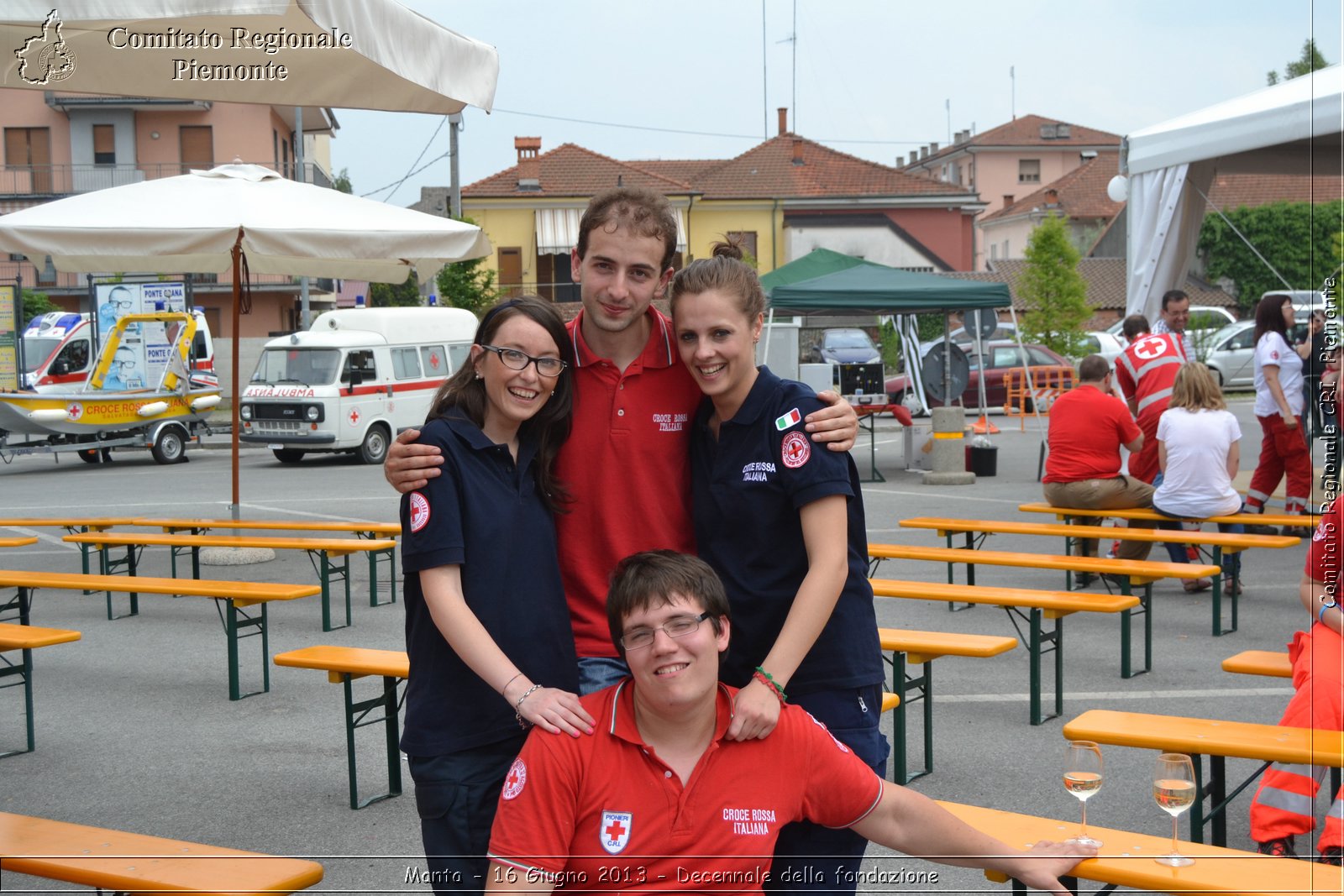 Manta - 16 Giugno 2013 - Decennale della fondazione - Croce Rossa Italiana - Comitato Regionale del Piemonte