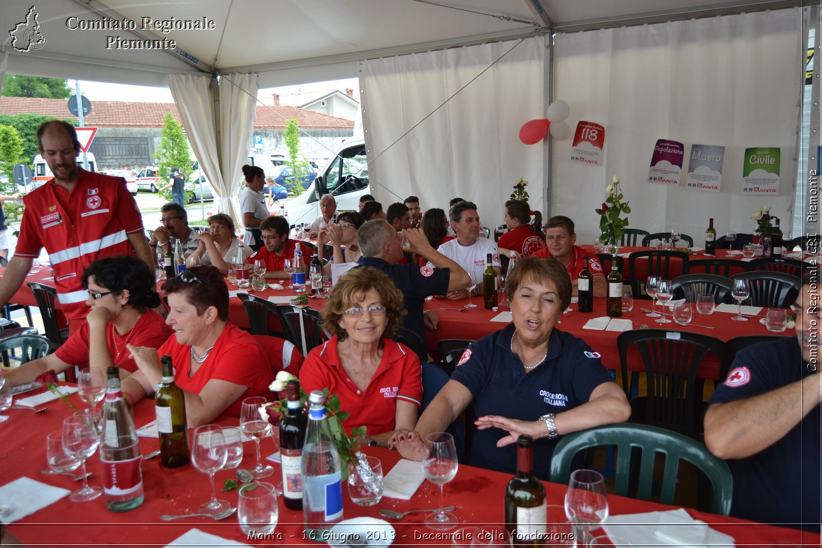 Manta - 16 Giugno 2013 - Decennale della fondazione - Croce Rossa Italiana - Comitato Regionale del Piemonte