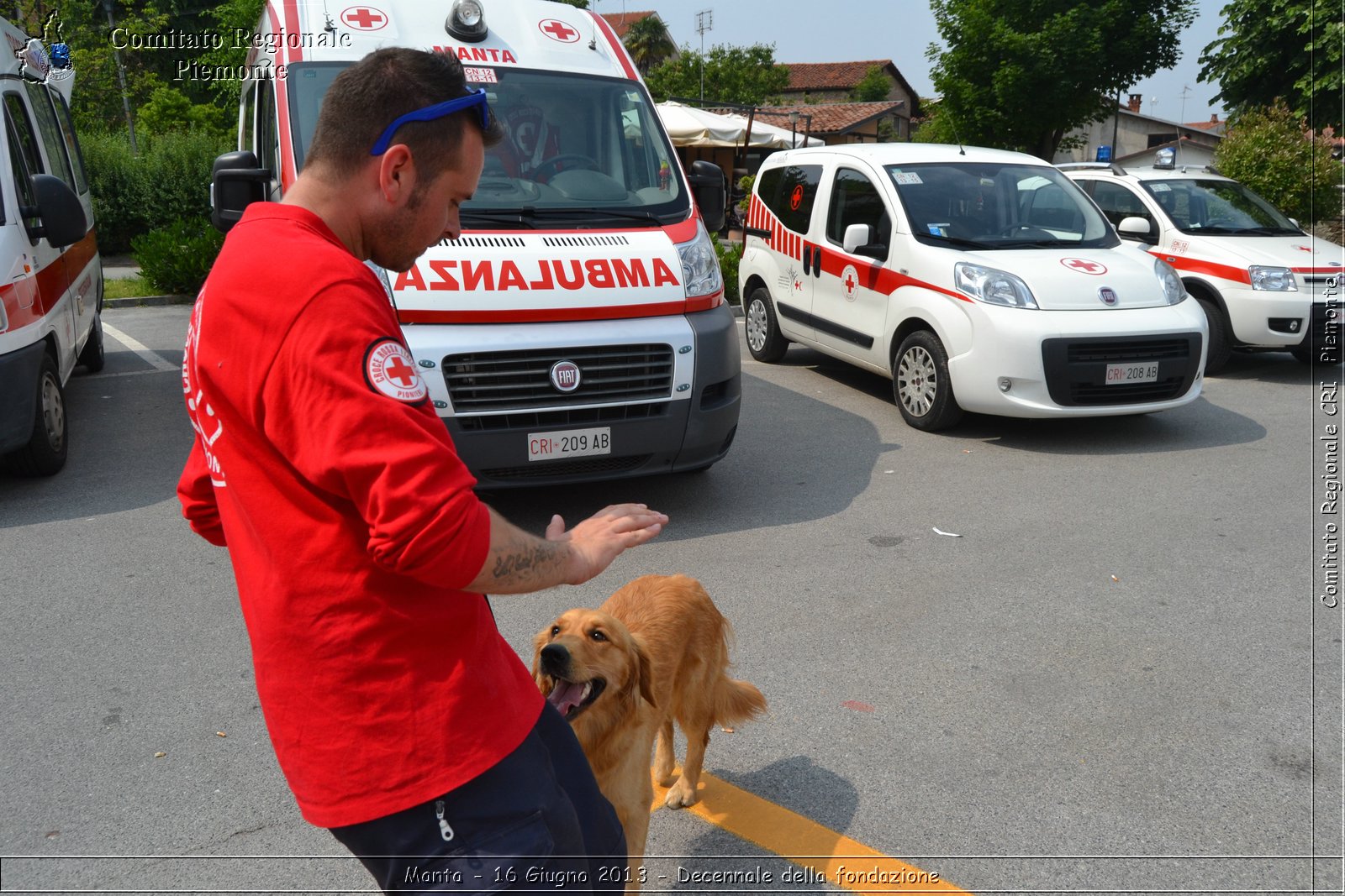 Manta - 16 Giugno 2013 - Decennale della fondazione - Croce Rossa Italiana - Comitato Regionale del Piemonte