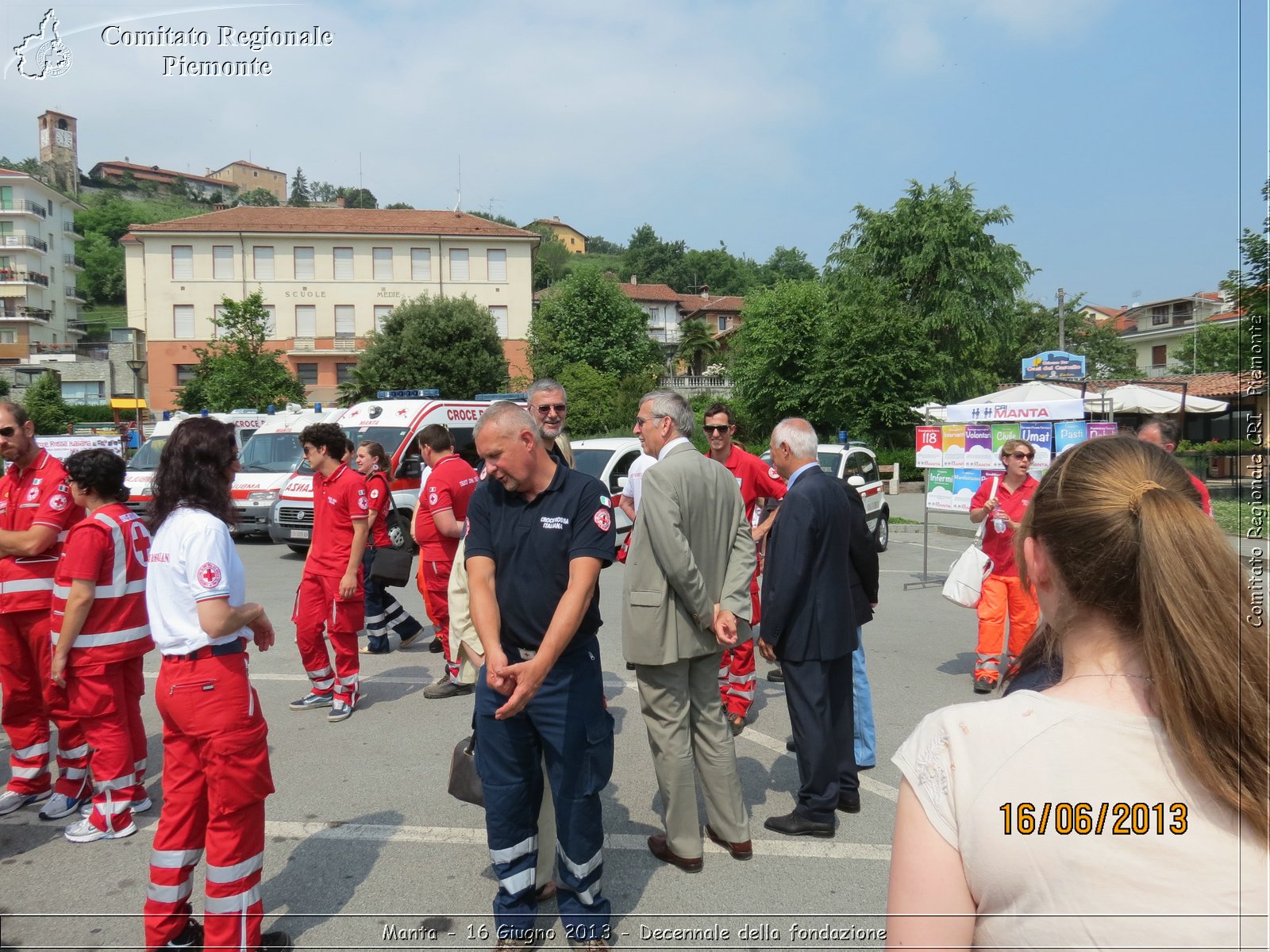 Manta - 16 Giugno 2013 - Decennale della fondazione - Croce Rossa Italiana - Comitato Regionale del Piemonte