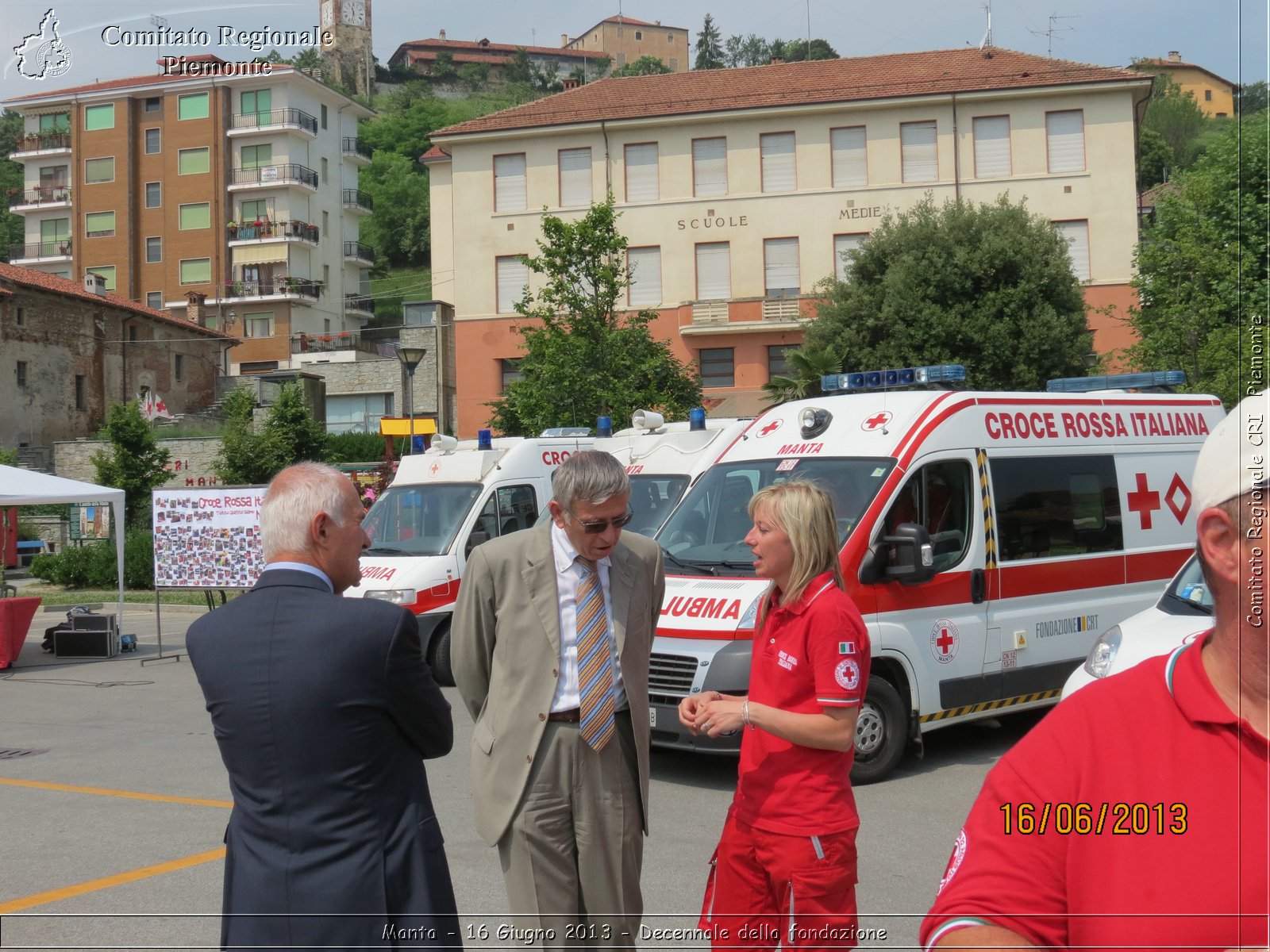 Manta - 16 Giugno 2013 - Decennale della fondazione - Croce Rossa Italiana - Comitato Regionale del Piemonte