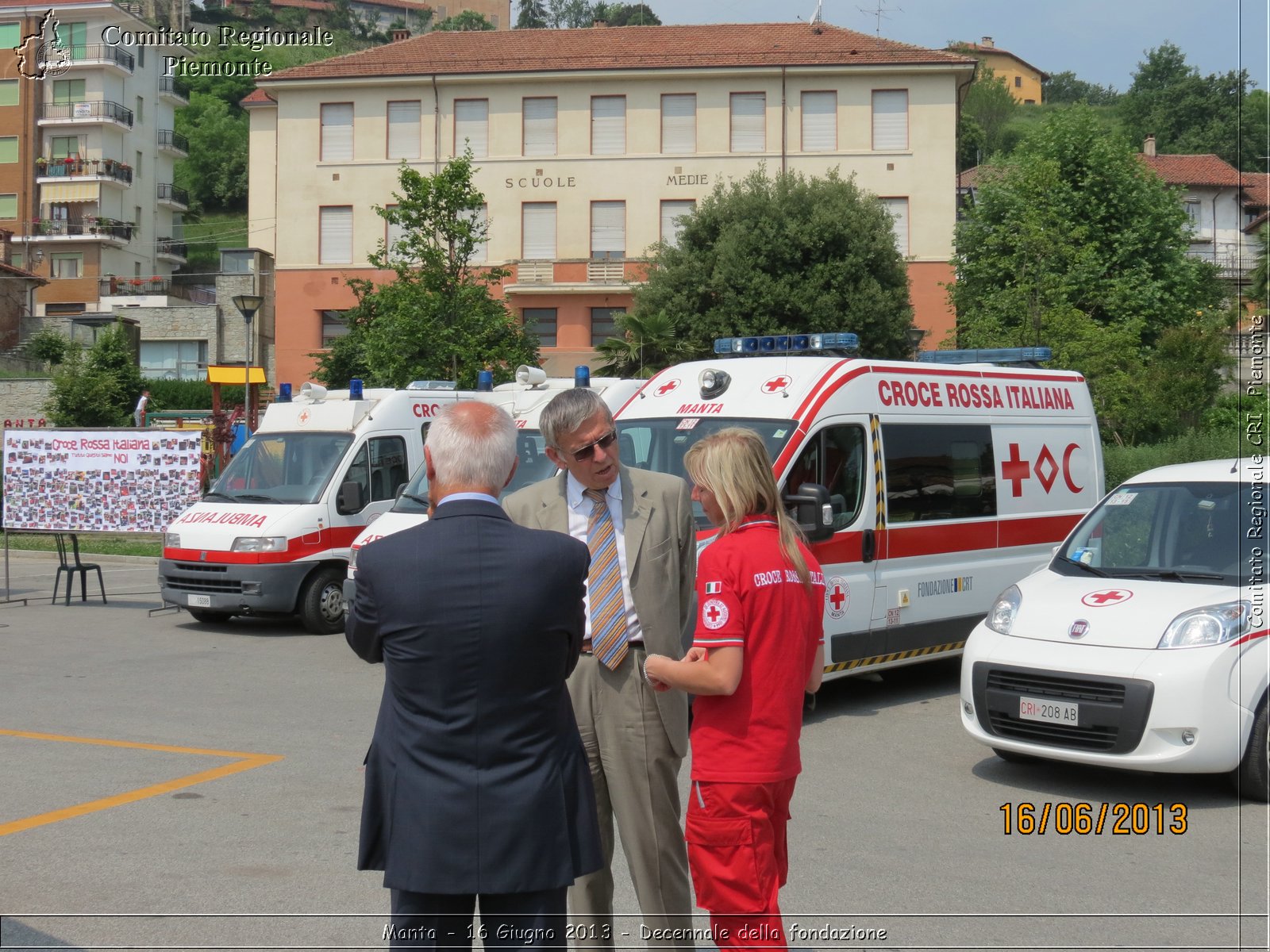 Manta - 16 Giugno 2013 - Decennale della fondazione - Croce Rossa Italiana - Comitato Regionale del Piemonte