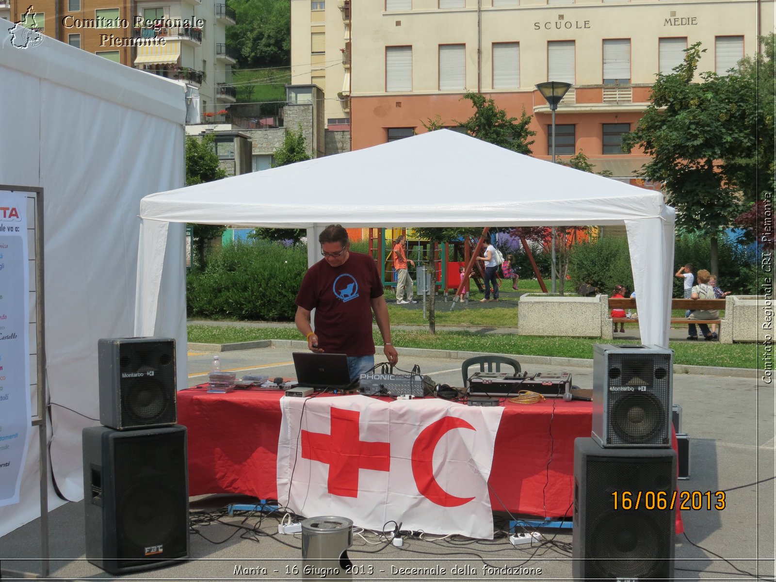 Manta - 16 Giugno 2013 - Decennale della fondazione - Croce Rossa Italiana - Comitato Regionale del Piemonte