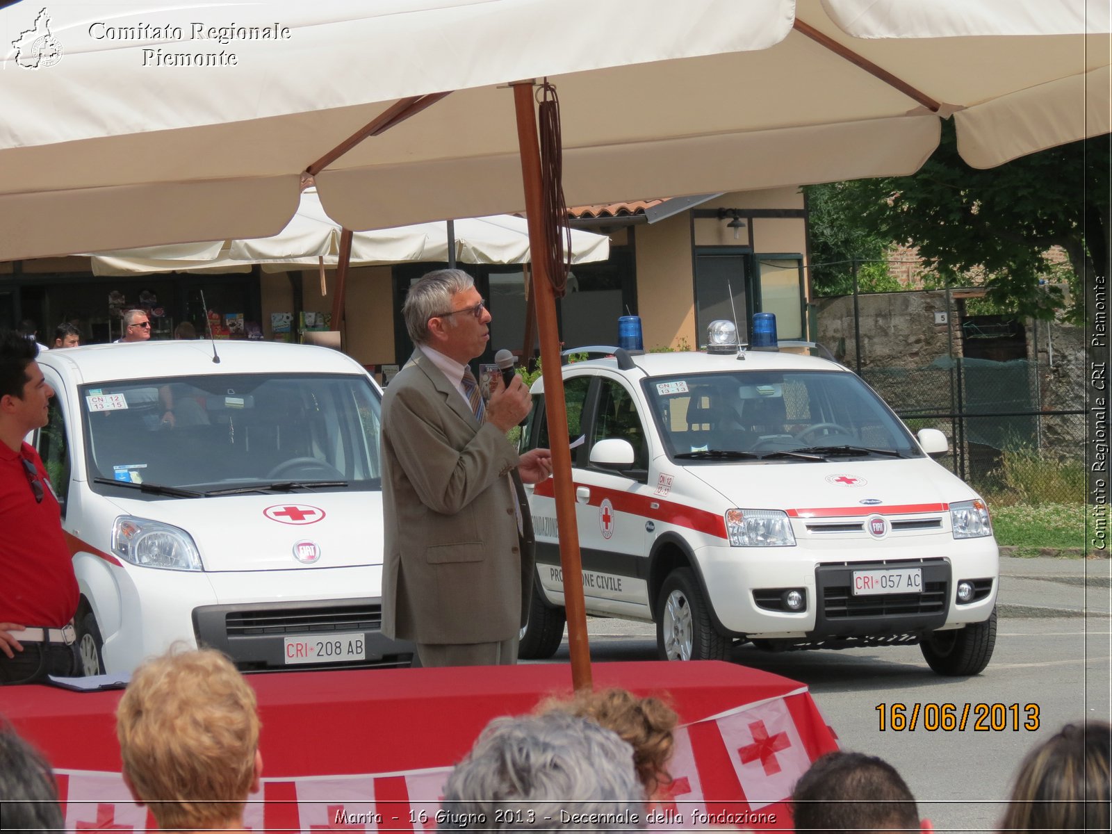 Manta - 16 Giugno 2013 - Decennale della fondazione - Croce Rossa Italiana - Comitato Regionale del Piemonte