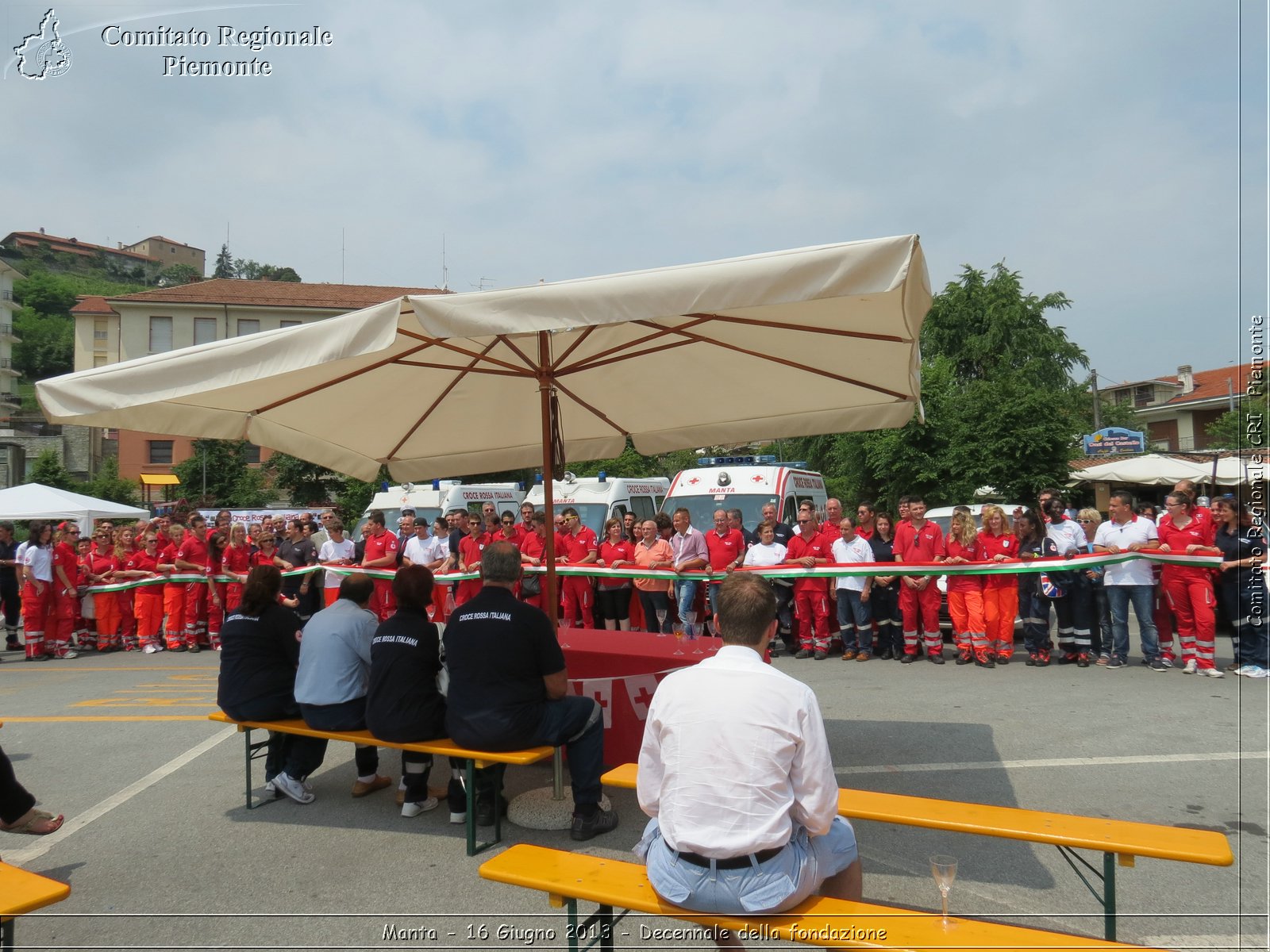 Manta - 16 Giugno 2013 - Decennale della fondazione - Croce Rossa Italiana - Comitato Regionale del Piemonte