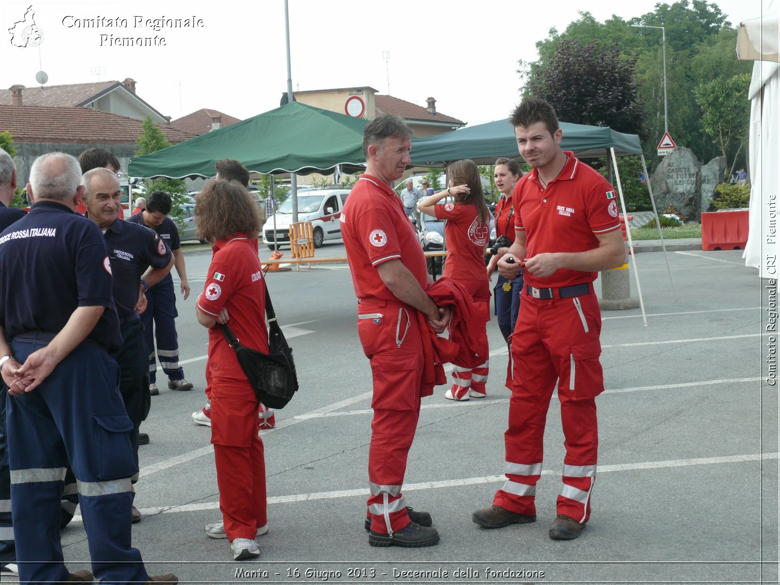 Manta - 16 Giugno 2013 - Decennale della fondazione - Croce Rossa Italiana - Comitato Regionale del Piemonte