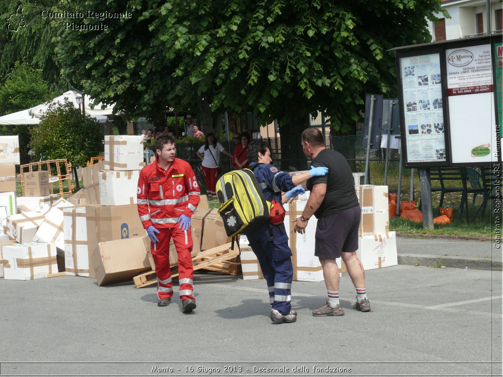 Manta - 16 Giugno 2013 - Decennale della fondazione - Croce Rossa Italiana - Comitato Regionale del Piemonte