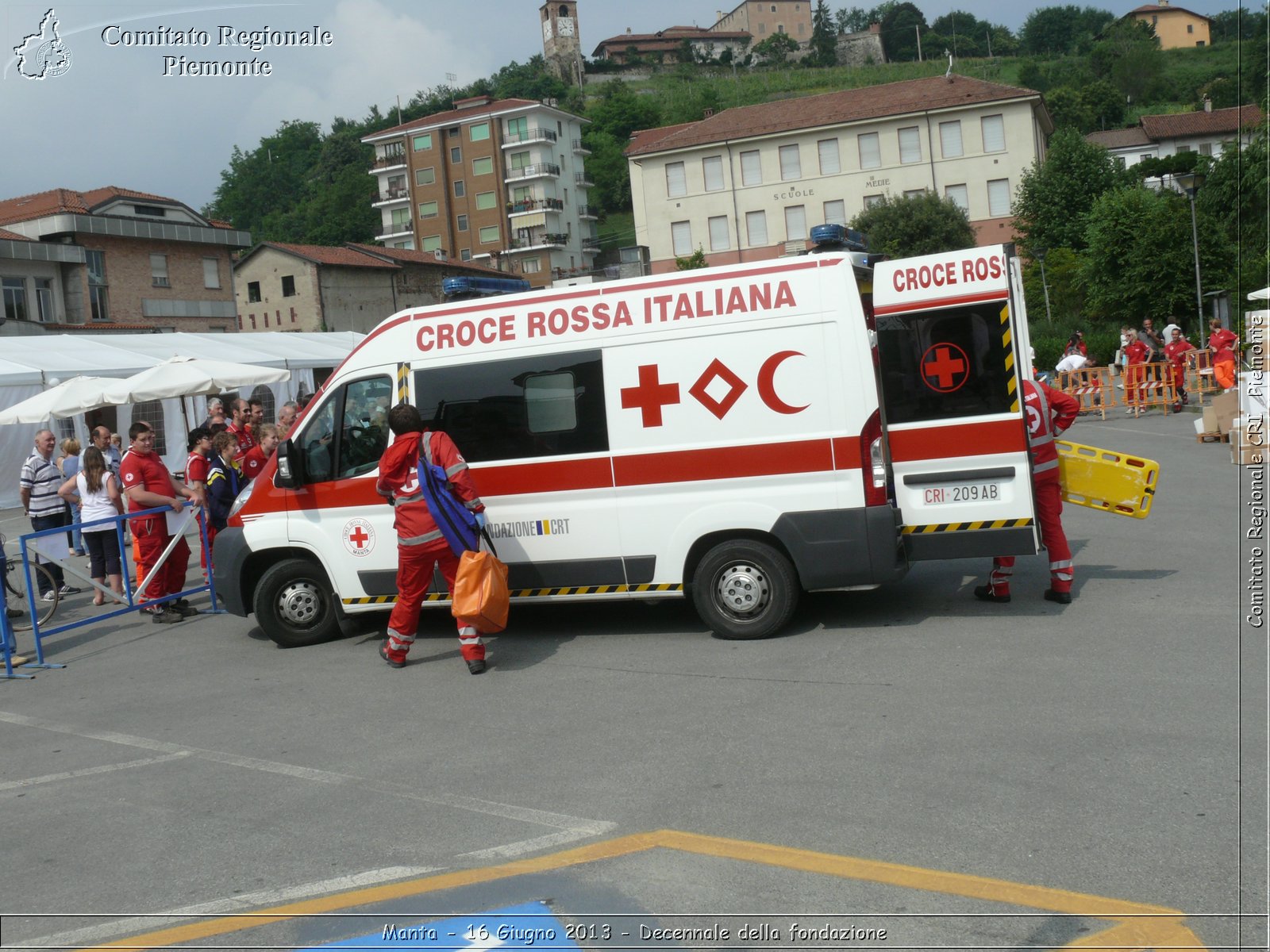 Manta - 16 Giugno 2013 - Decennale della fondazione - Croce Rossa Italiana - Comitato Regionale del Piemonte