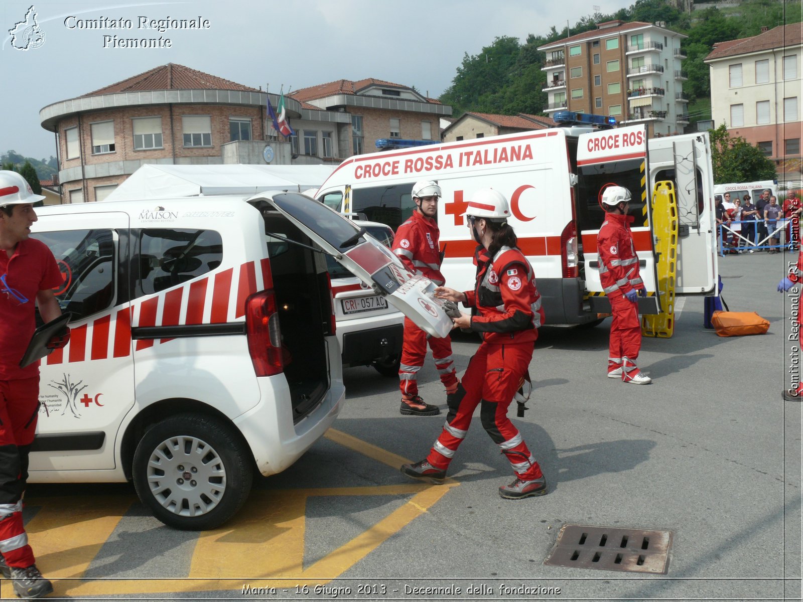 Manta - 16 Giugno 2013 - Decennale della fondazione - Croce Rossa Italiana - Comitato Regionale del Piemonte