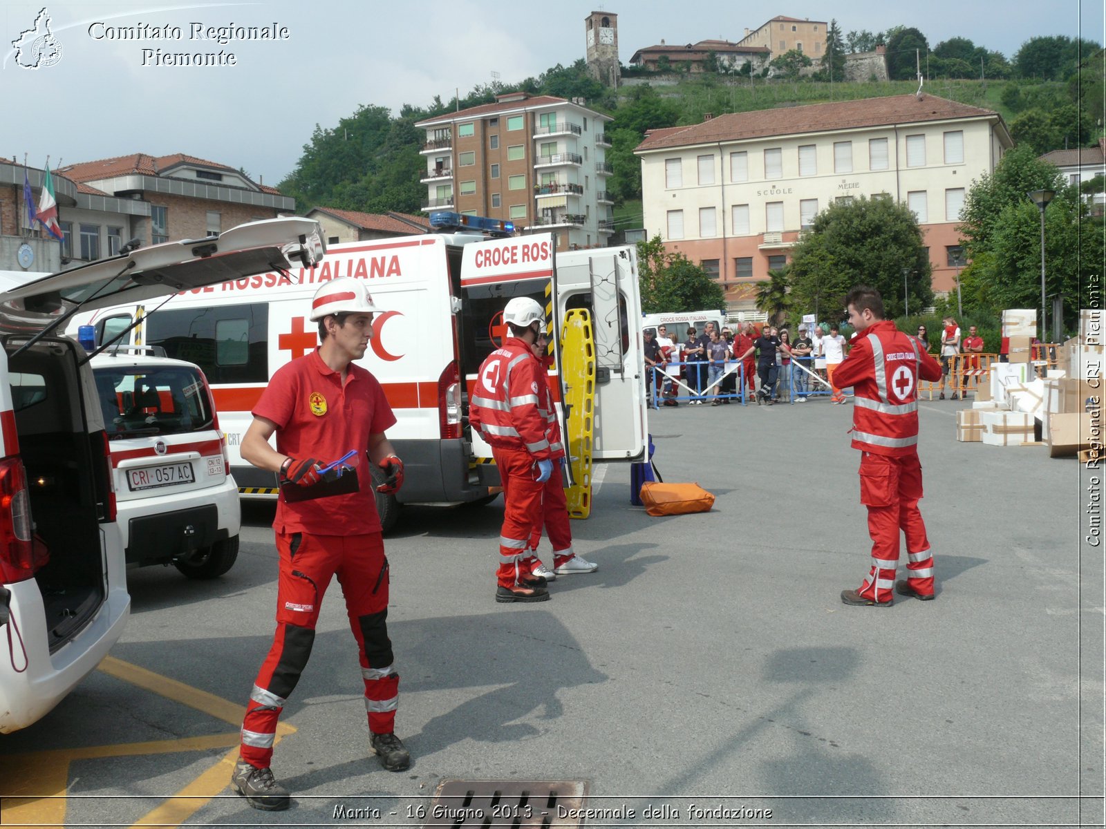 Manta - 16 Giugno 2013 - Decennale della fondazione - Croce Rossa Italiana - Comitato Regionale del Piemonte