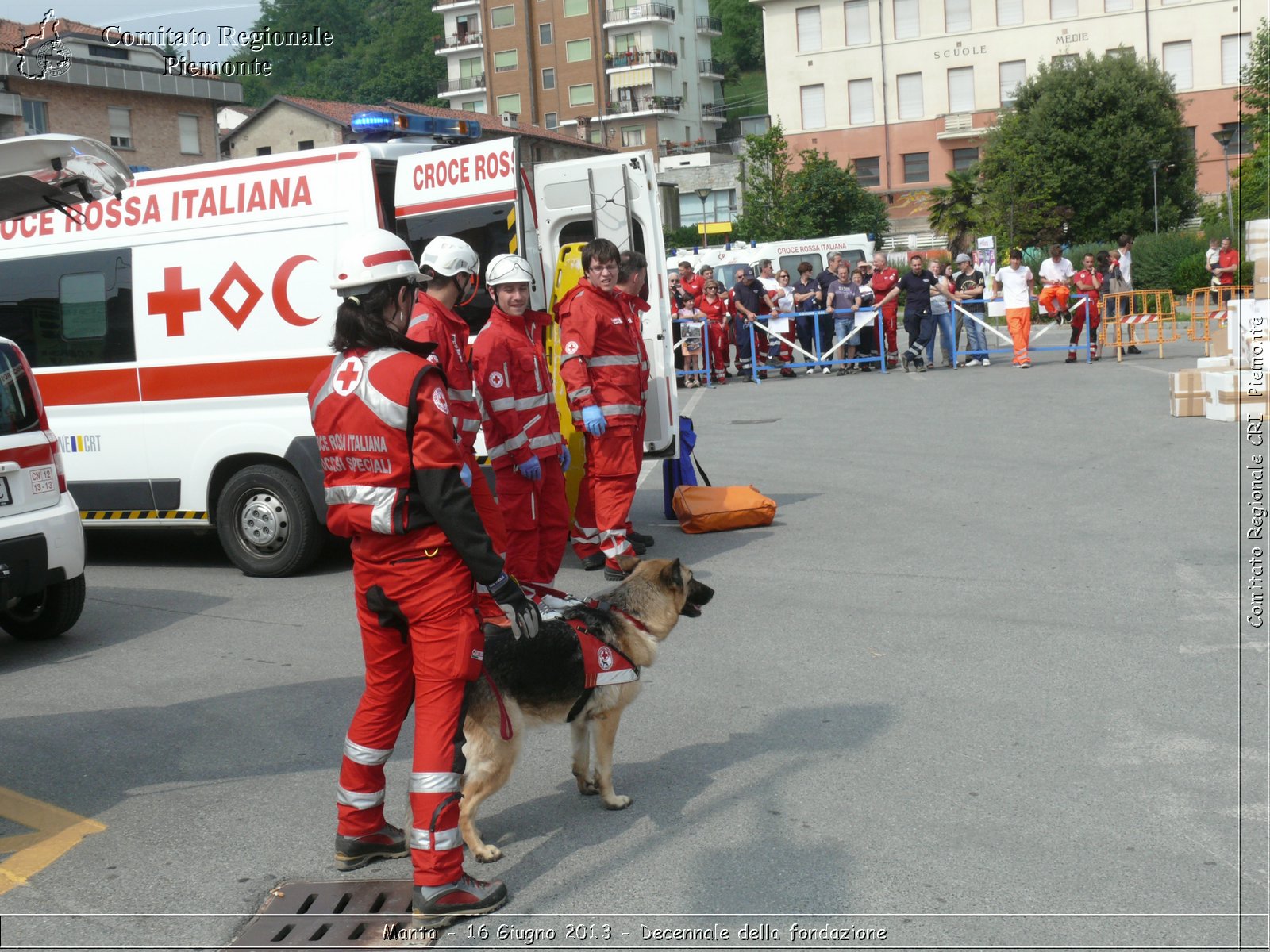 Manta - 16 Giugno 2013 - Decennale della fondazione - Croce Rossa Italiana - Comitato Regionale del Piemonte