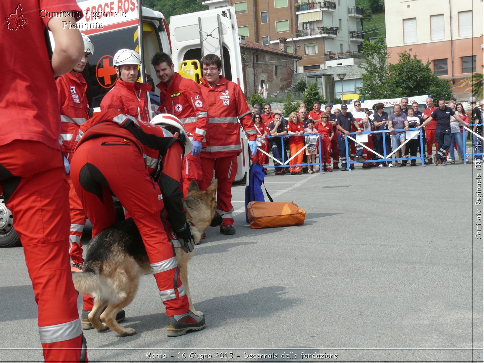 Manta - 16 Giugno 2013 - Decennale della fondazione - Croce Rossa Italiana - Comitato Regionale del Piemonte