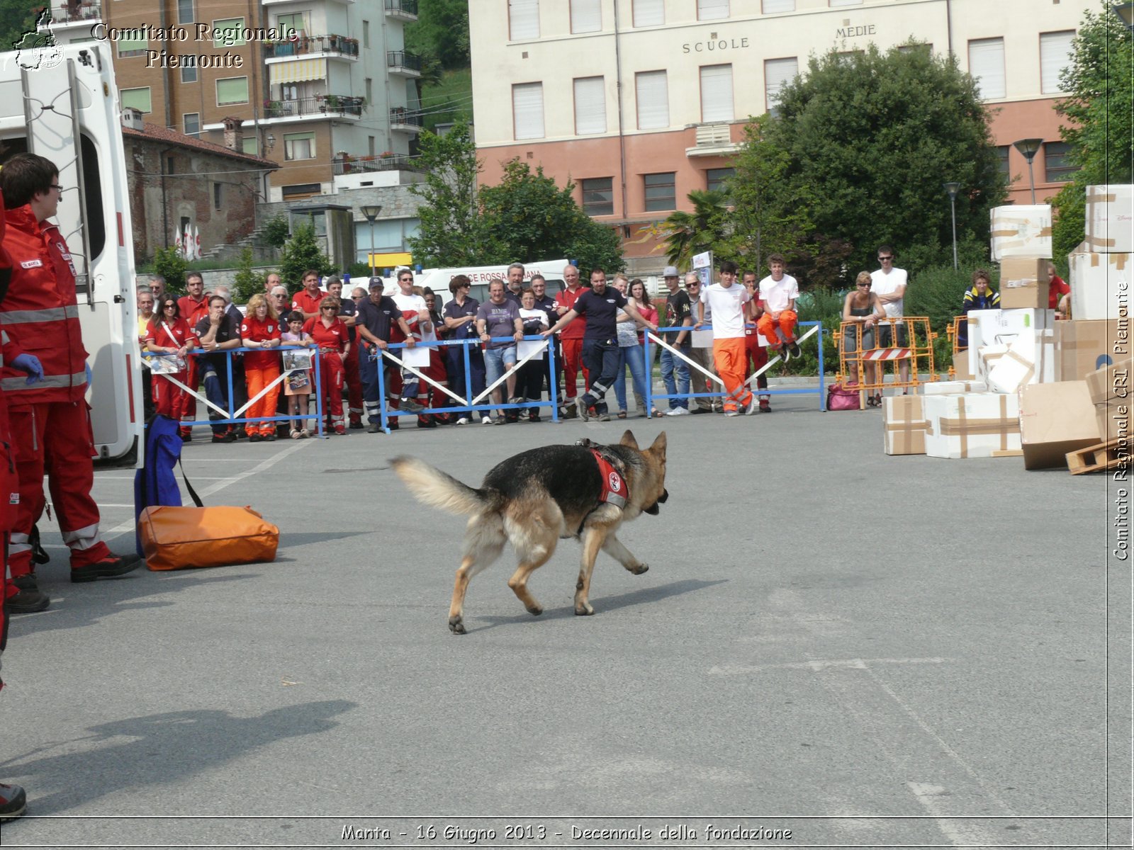 Manta - 16 Giugno 2013 - Decennale della fondazione - Croce Rossa Italiana - Comitato Regionale del Piemonte