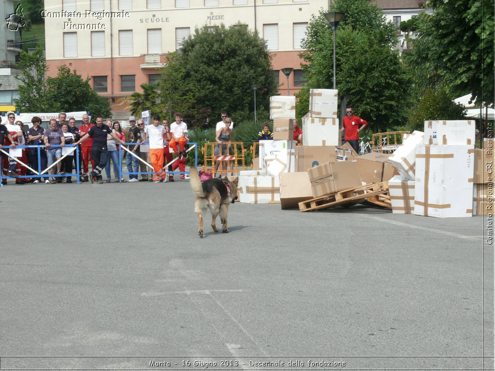 Manta - 16 Giugno 2013 - Decennale della fondazione - Croce Rossa Italiana - Comitato Regionale del Piemonte