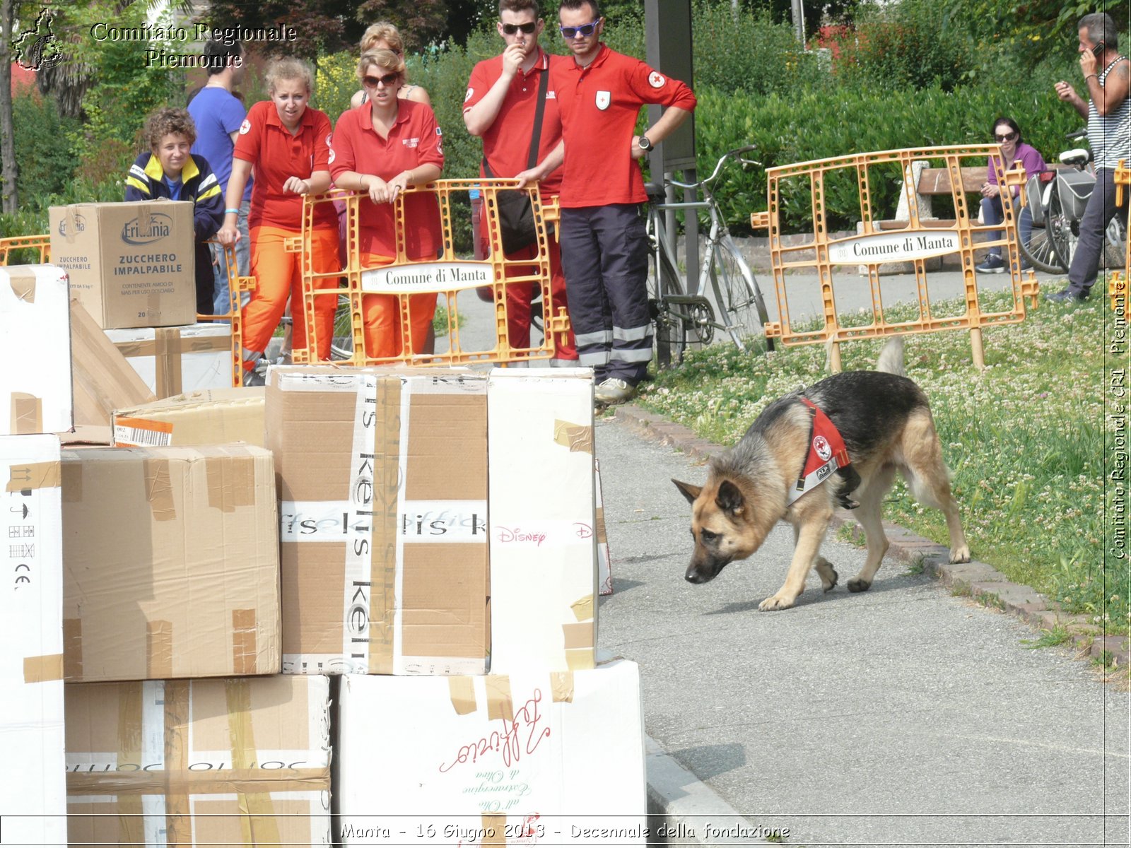 Manta - 16 Giugno 2013 - Decennale della fondazione - Croce Rossa Italiana - Comitato Regionale del Piemonte