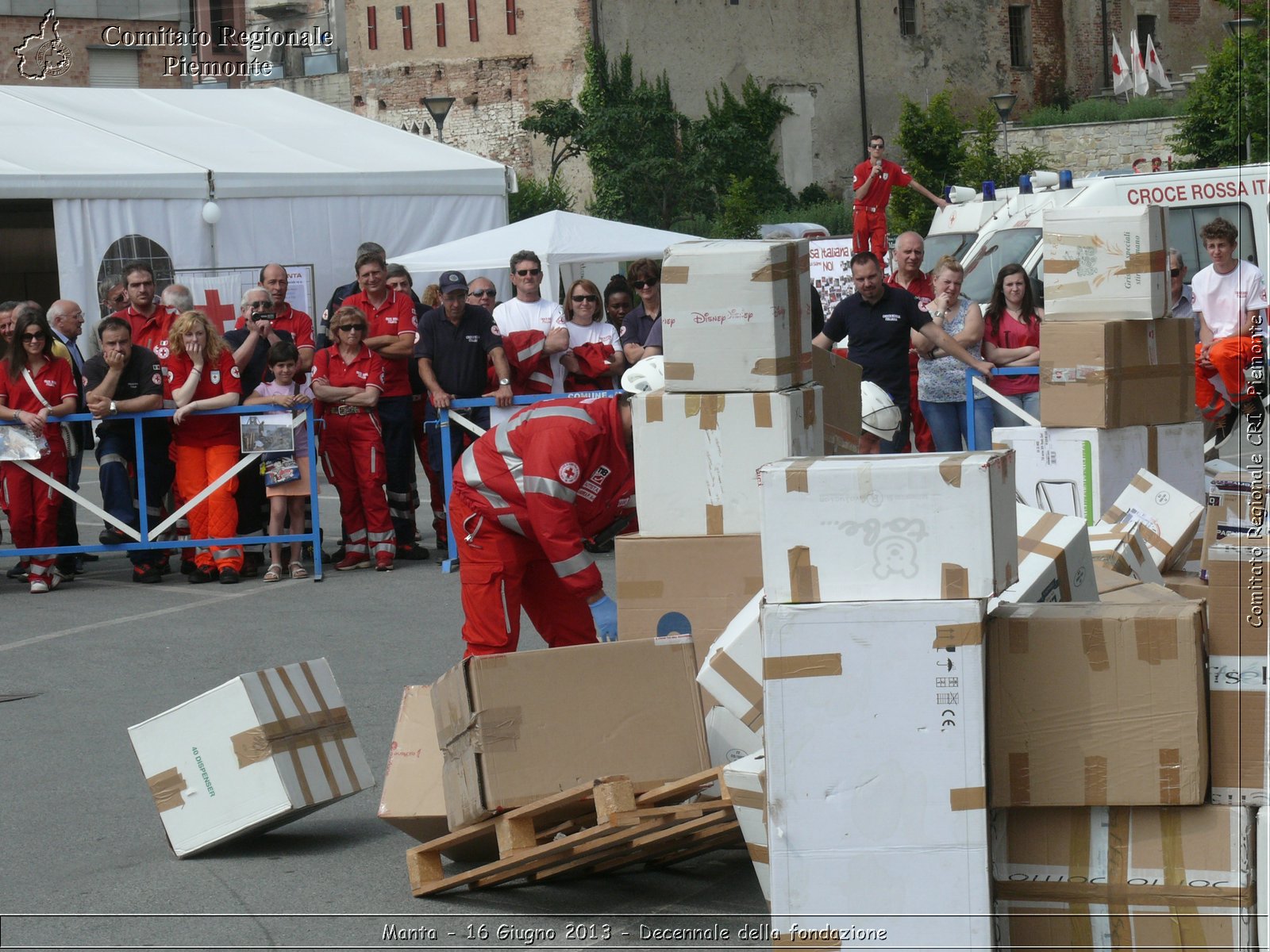 Manta - 16 Giugno 2013 - Decennale della fondazione - Croce Rossa Italiana - Comitato Regionale del Piemonte