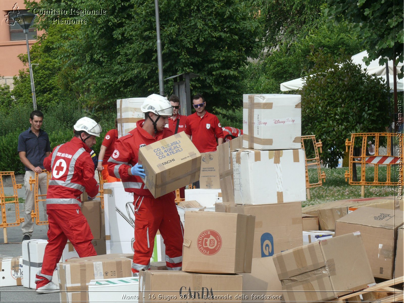 Manta - 16 Giugno 2013 - Decennale della fondazione - Croce Rossa Italiana - Comitato Regionale del Piemonte