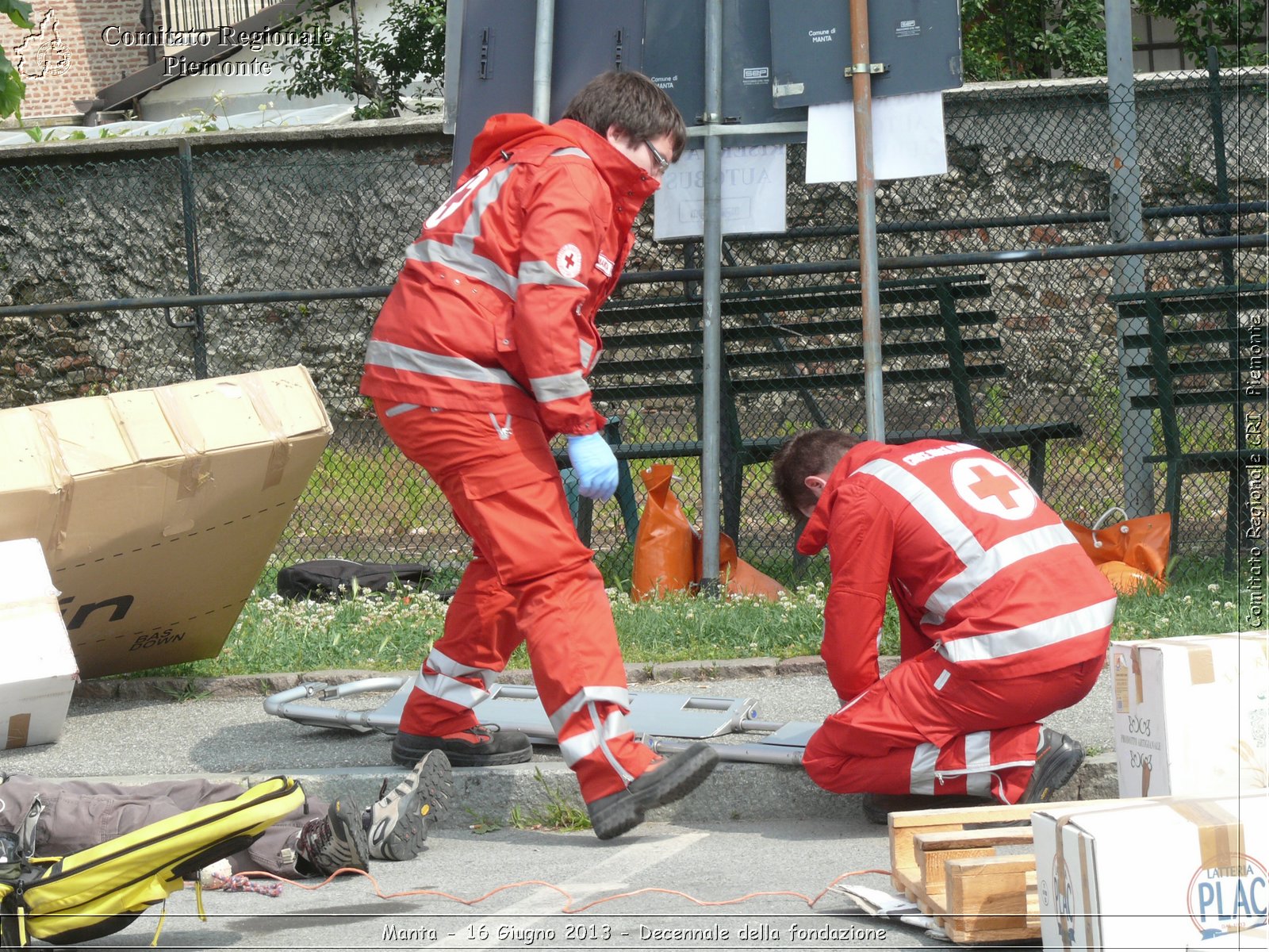 Manta - 16 Giugno 2013 - Decennale della fondazione - Croce Rossa Italiana - Comitato Regionale del Piemonte