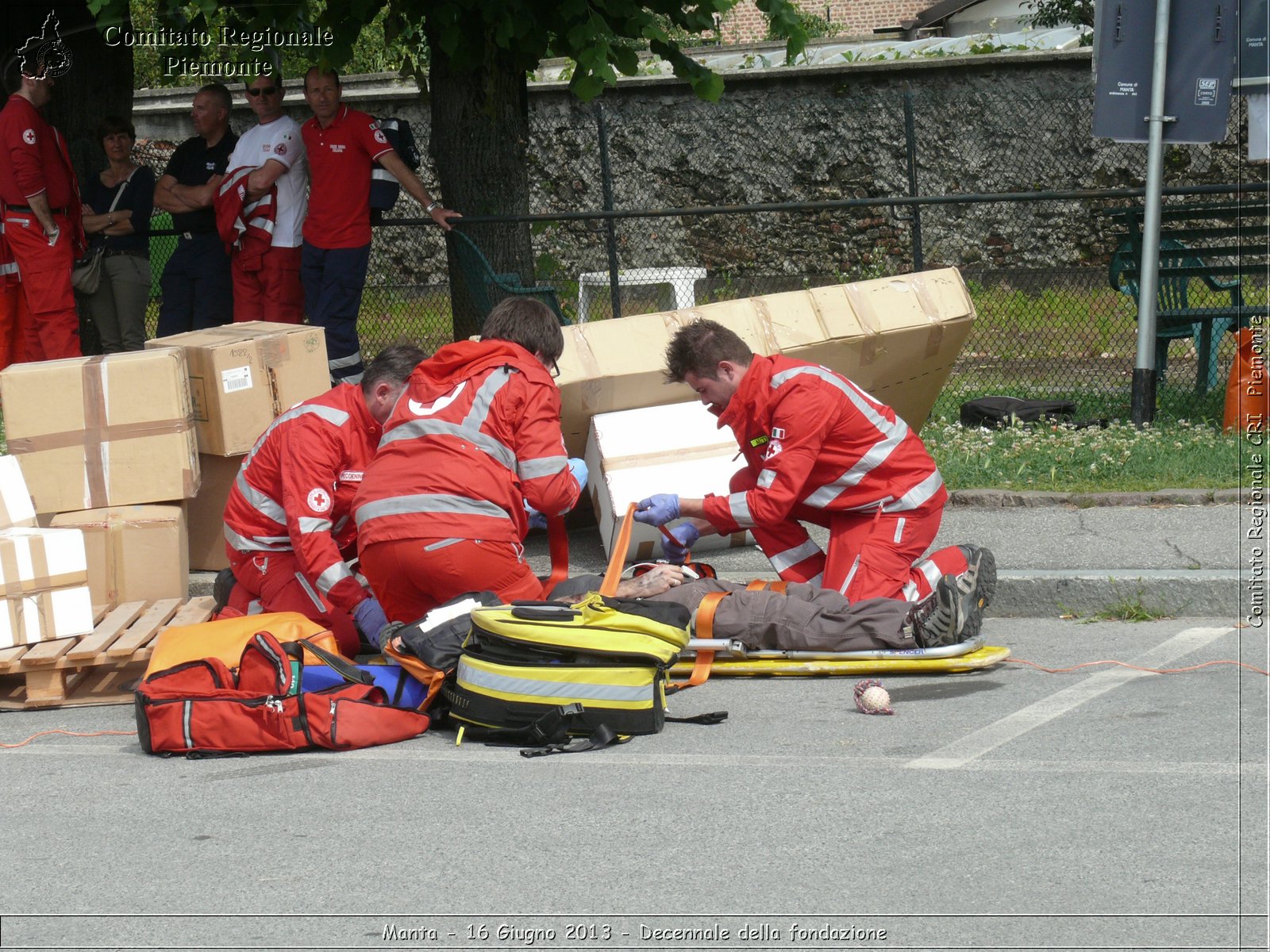 Manta - 16 Giugno 2013 - Decennale della fondazione - Croce Rossa Italiana - Comitato Regionale del Piemonte