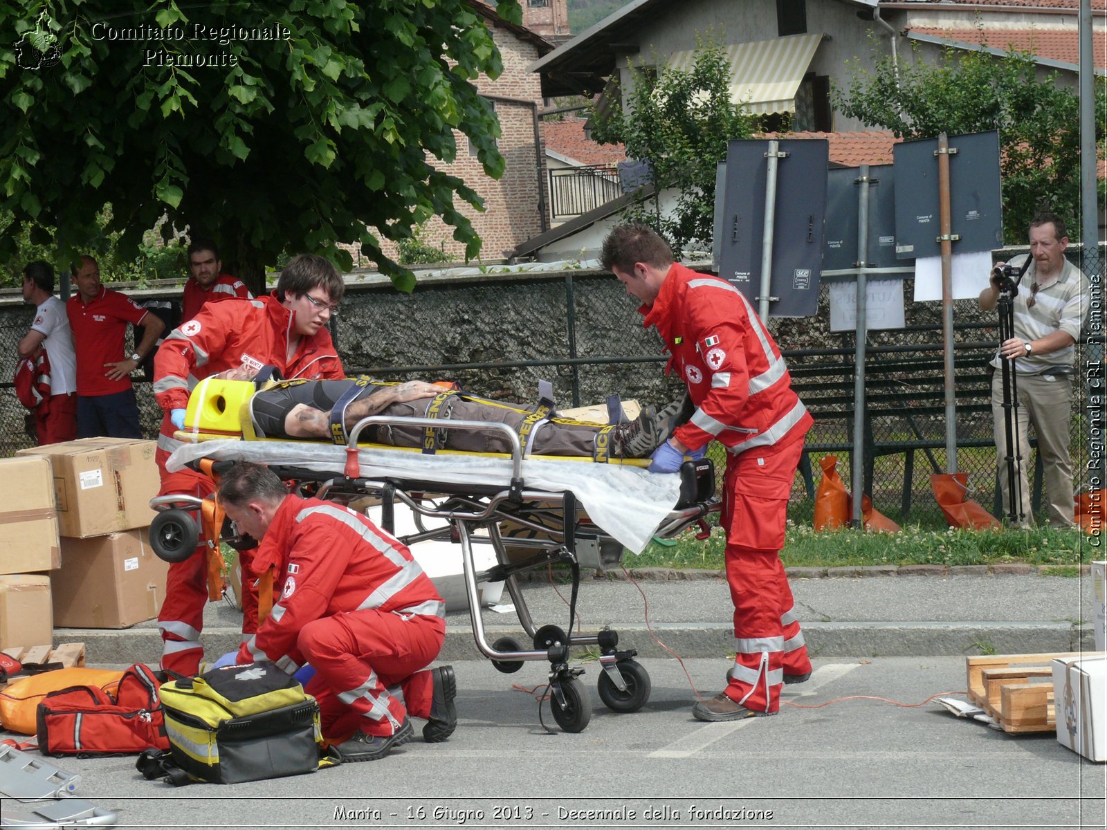 Manta - 16 Giugno 2013 - Decennale della fondazione - Croce Rossa Italiana - Comitato Regionale del Piemonte